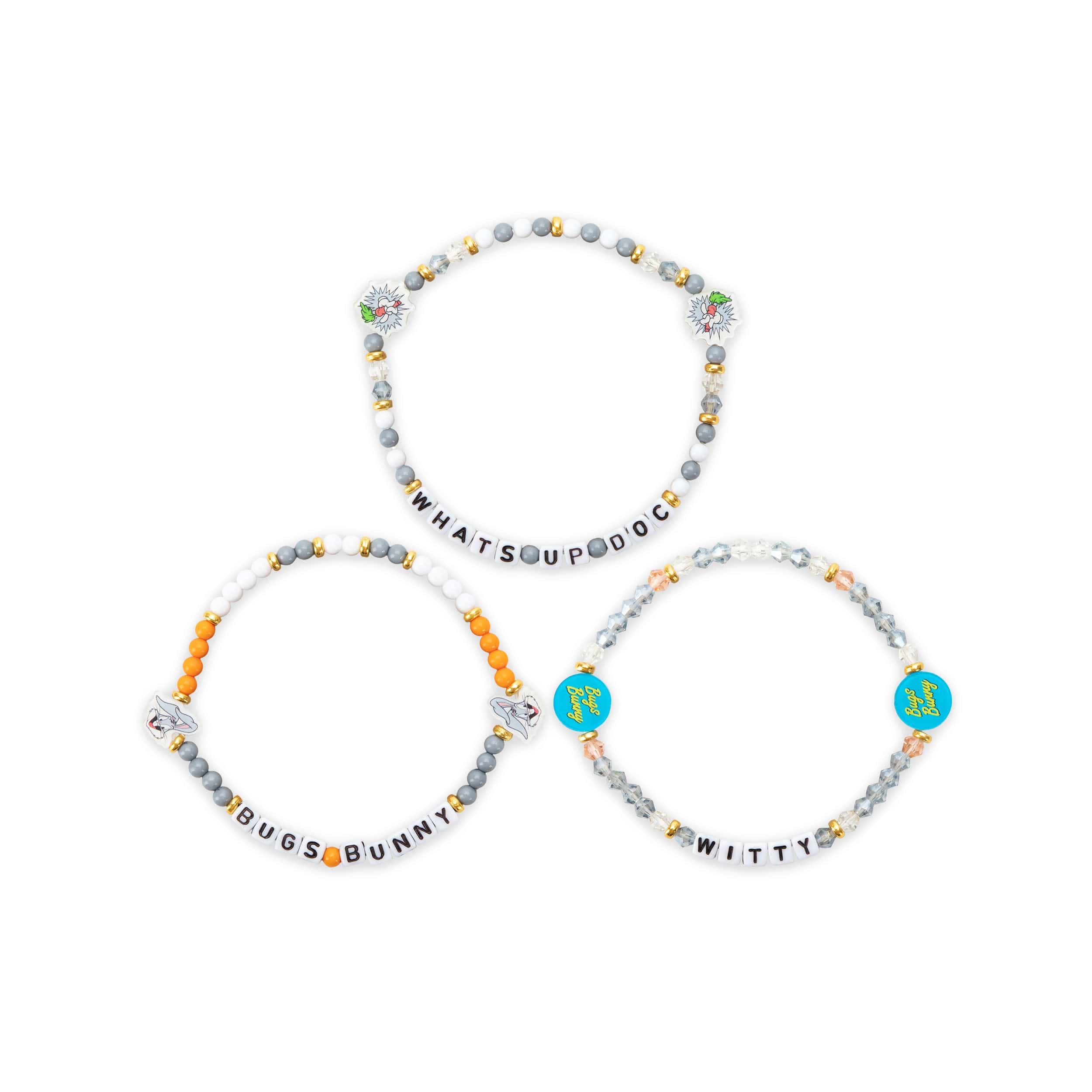Bugs Bunny Looney Tunes 3 Pack Friendship Bracelet - Image 3