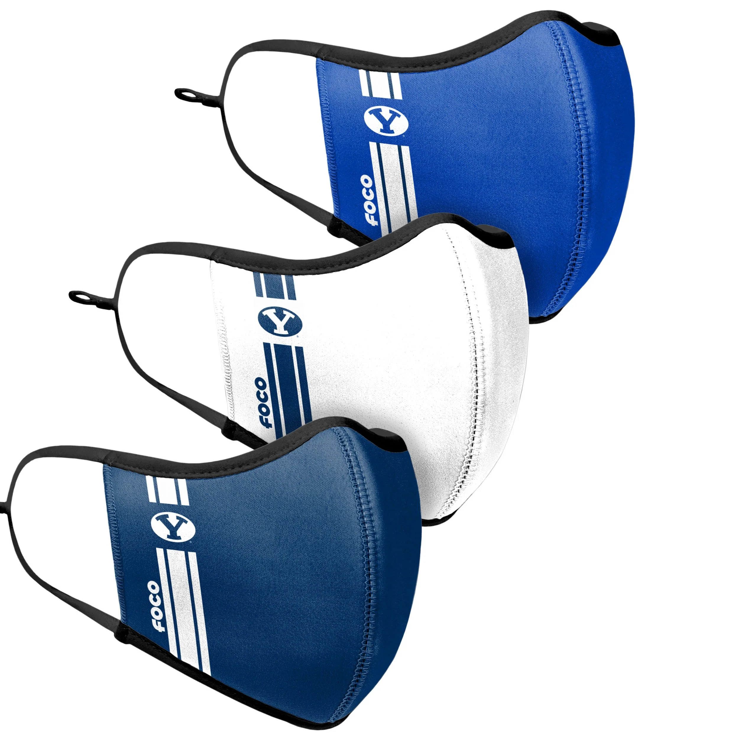 BYU Cougars NCAA Sport 3 Pack Face Cover - Image 3
