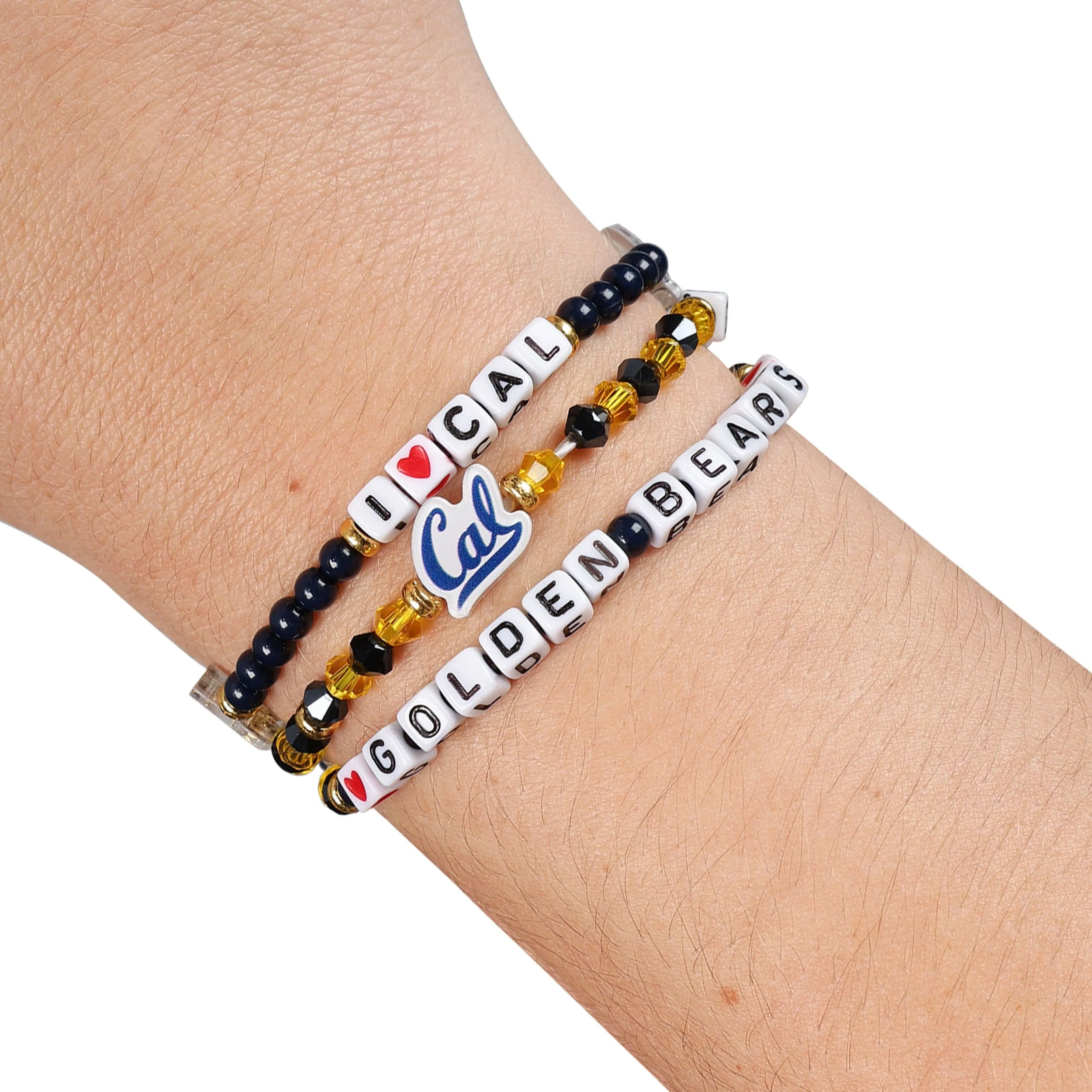 California Bears NCAA 3 Pack Friendship Bracelet - Image 4