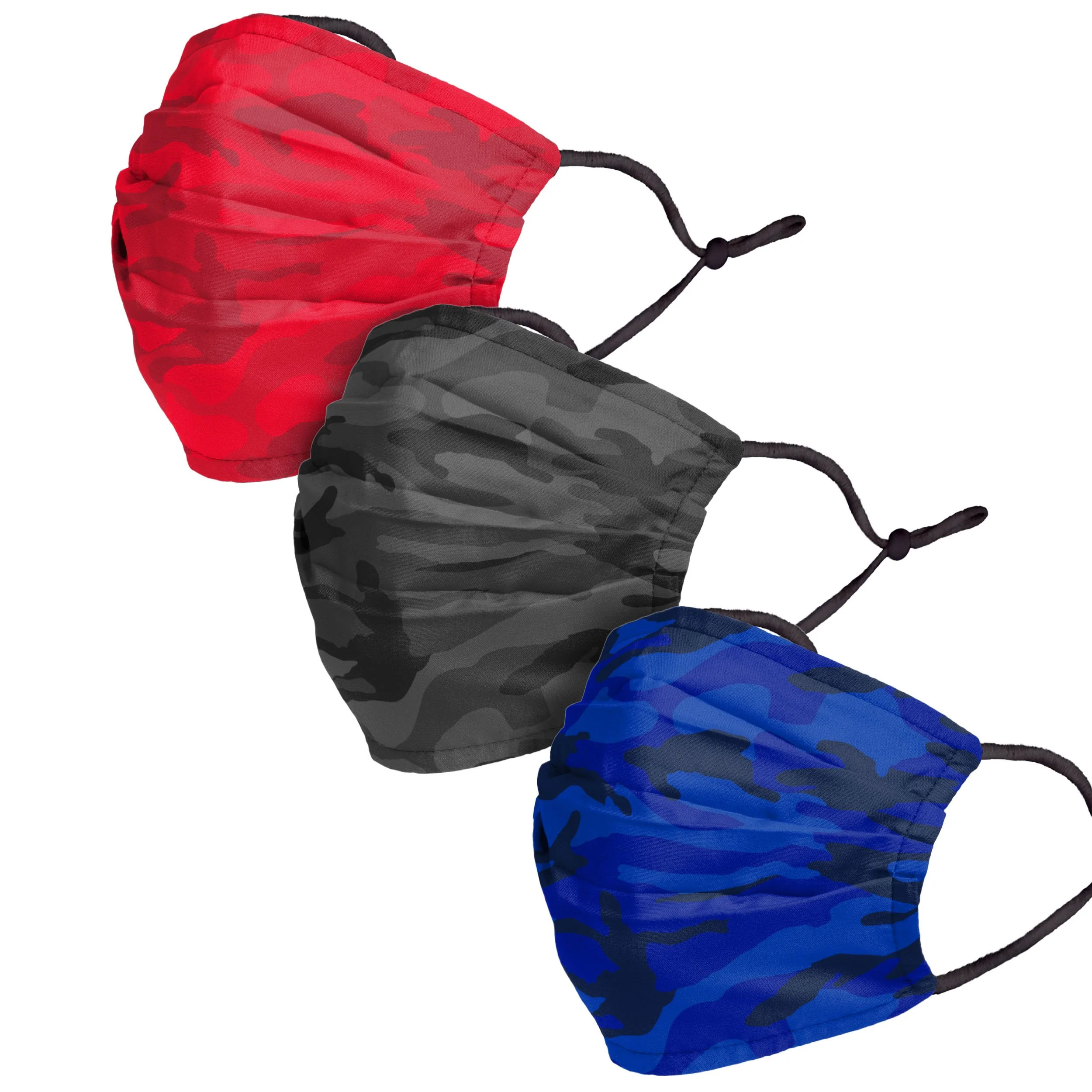 Camo Adjustable 3 Pack Face Cover - Image 2