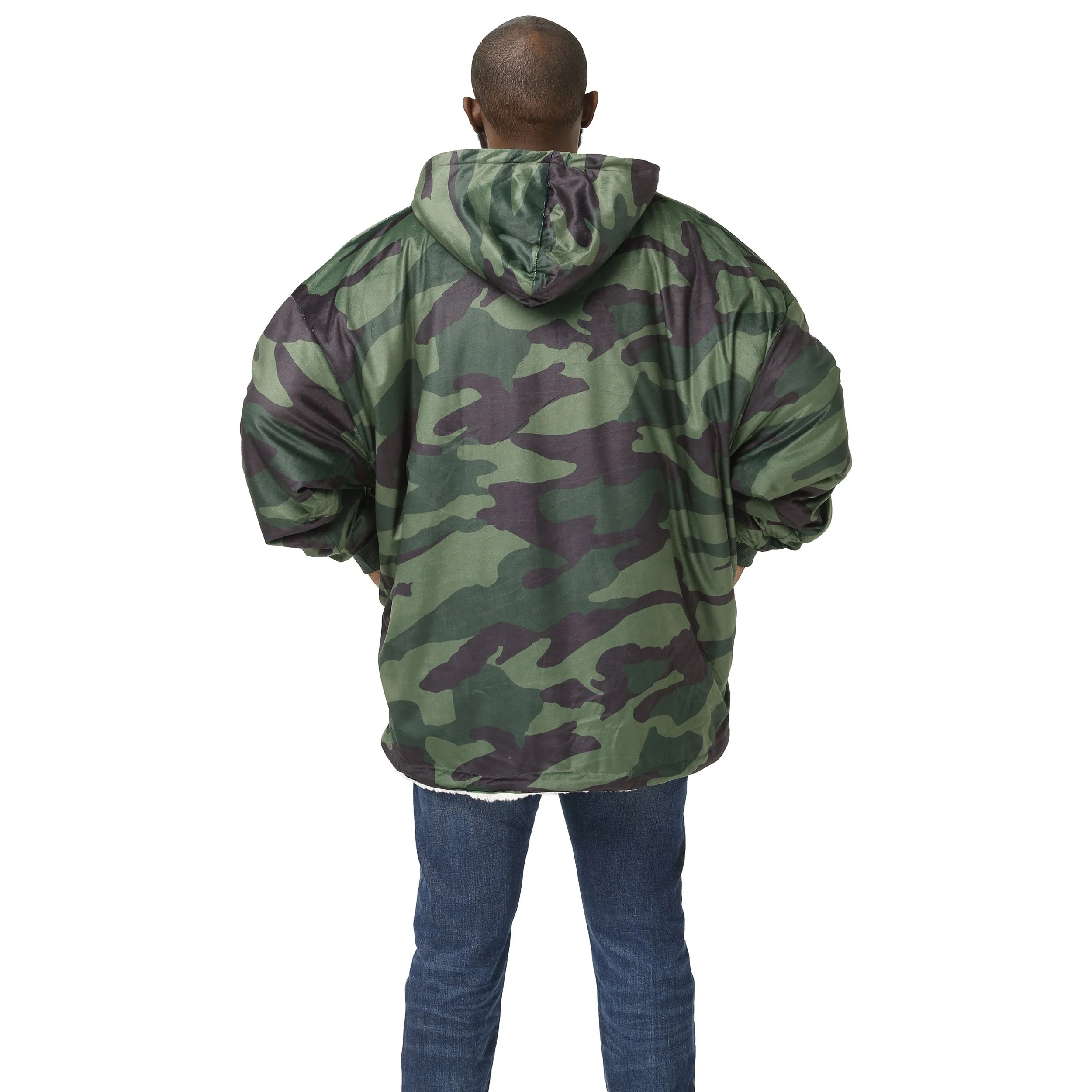 Camo Sherpa Reversible Hoodeez - Image 2