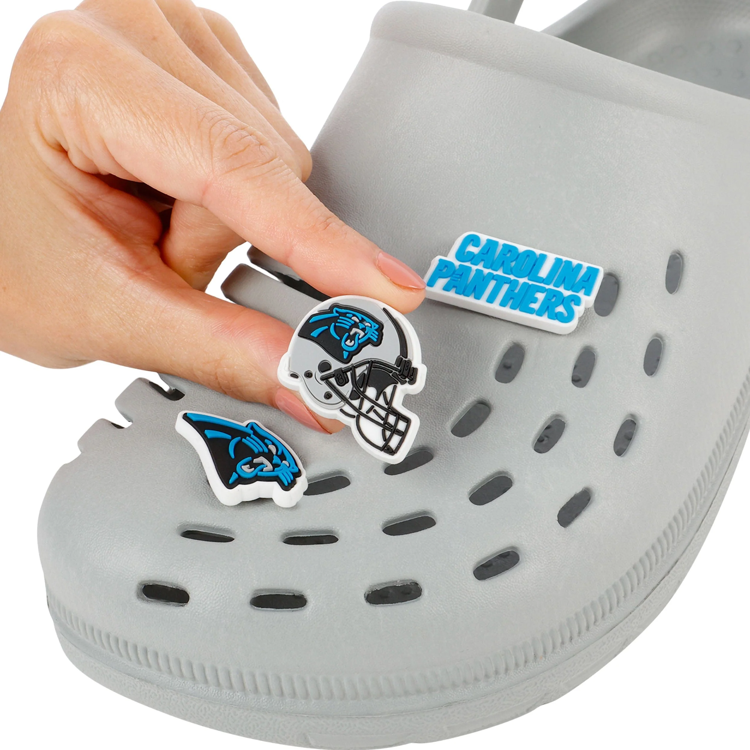 Carolina Panthers NFL 10 Pack Team Clog Charms - Image 3