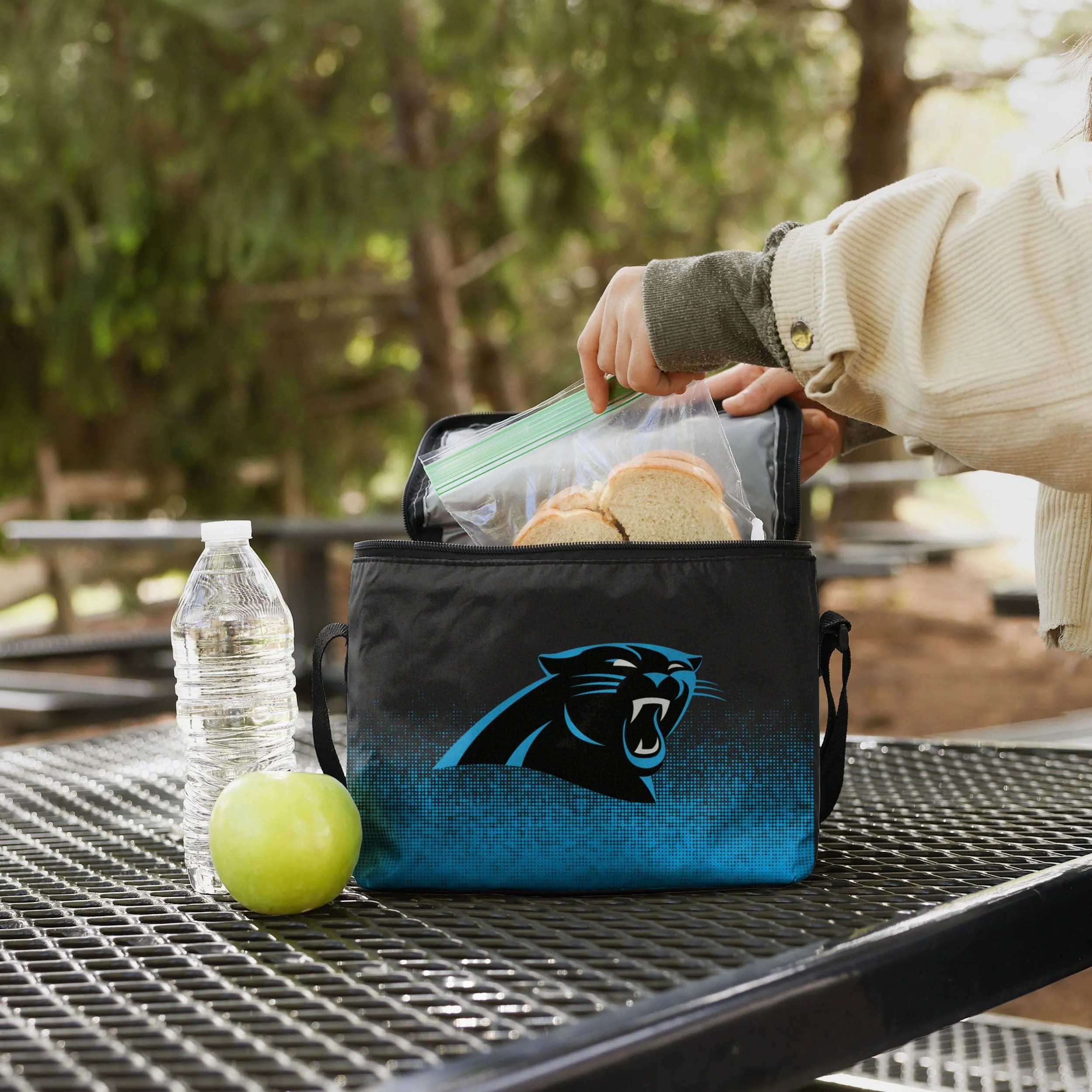 Carolina Panthers NFL Gradient 6 Pack Cooler Bag - Image 3