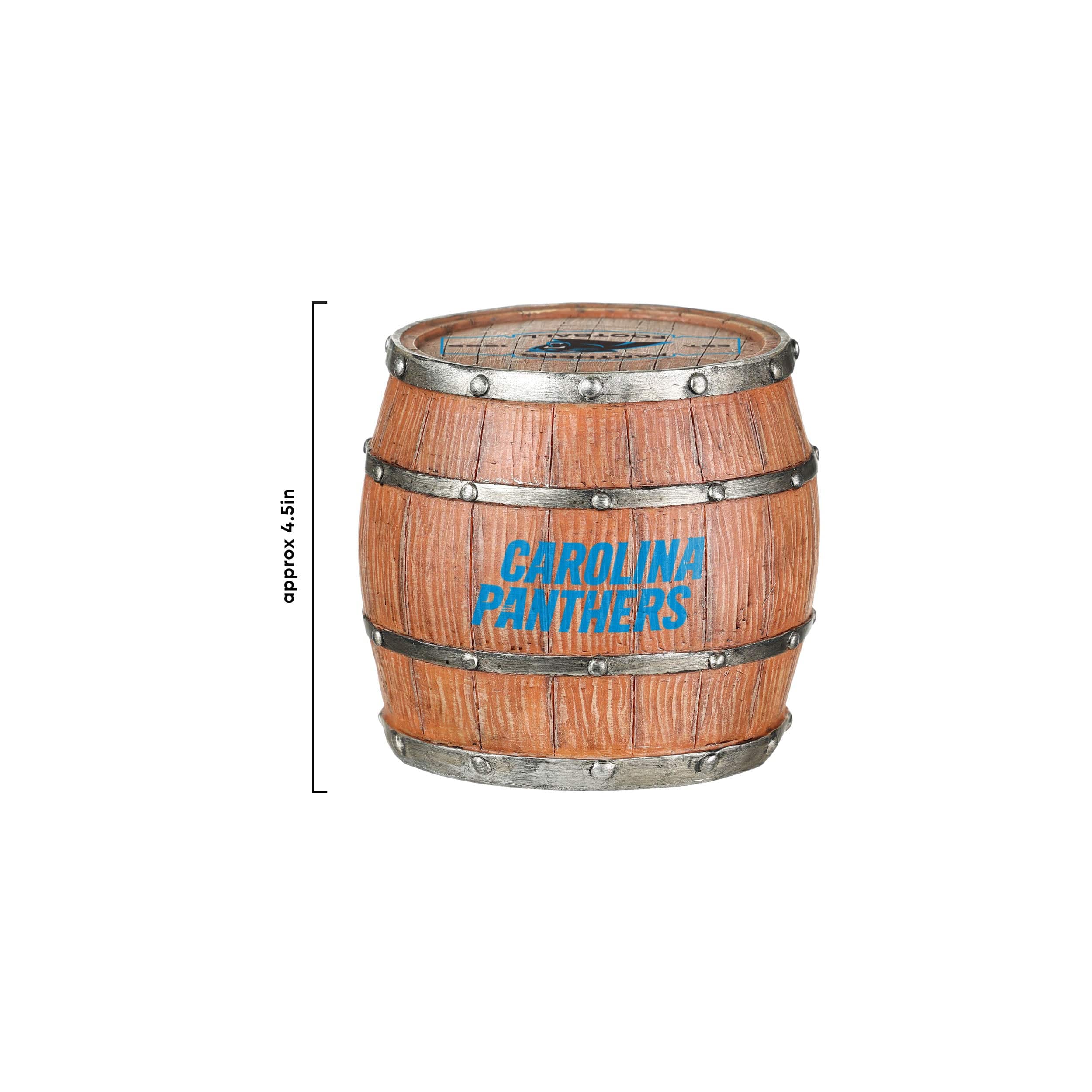 Carolina Panthers NFL 5 Pack Barrel Coaster Set - Image 4
