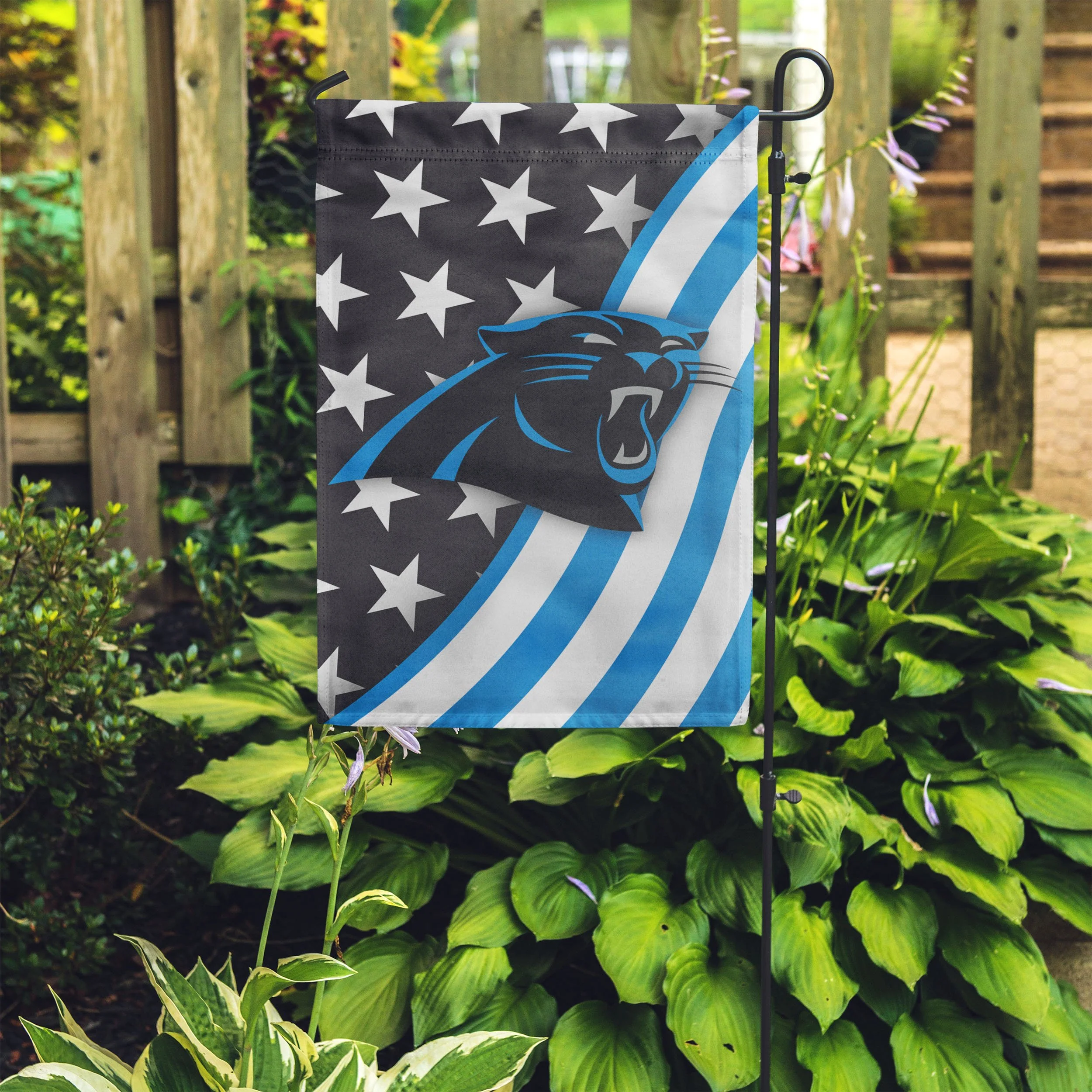Carolina Panthers NFL Americana Garden Flag - Image 4