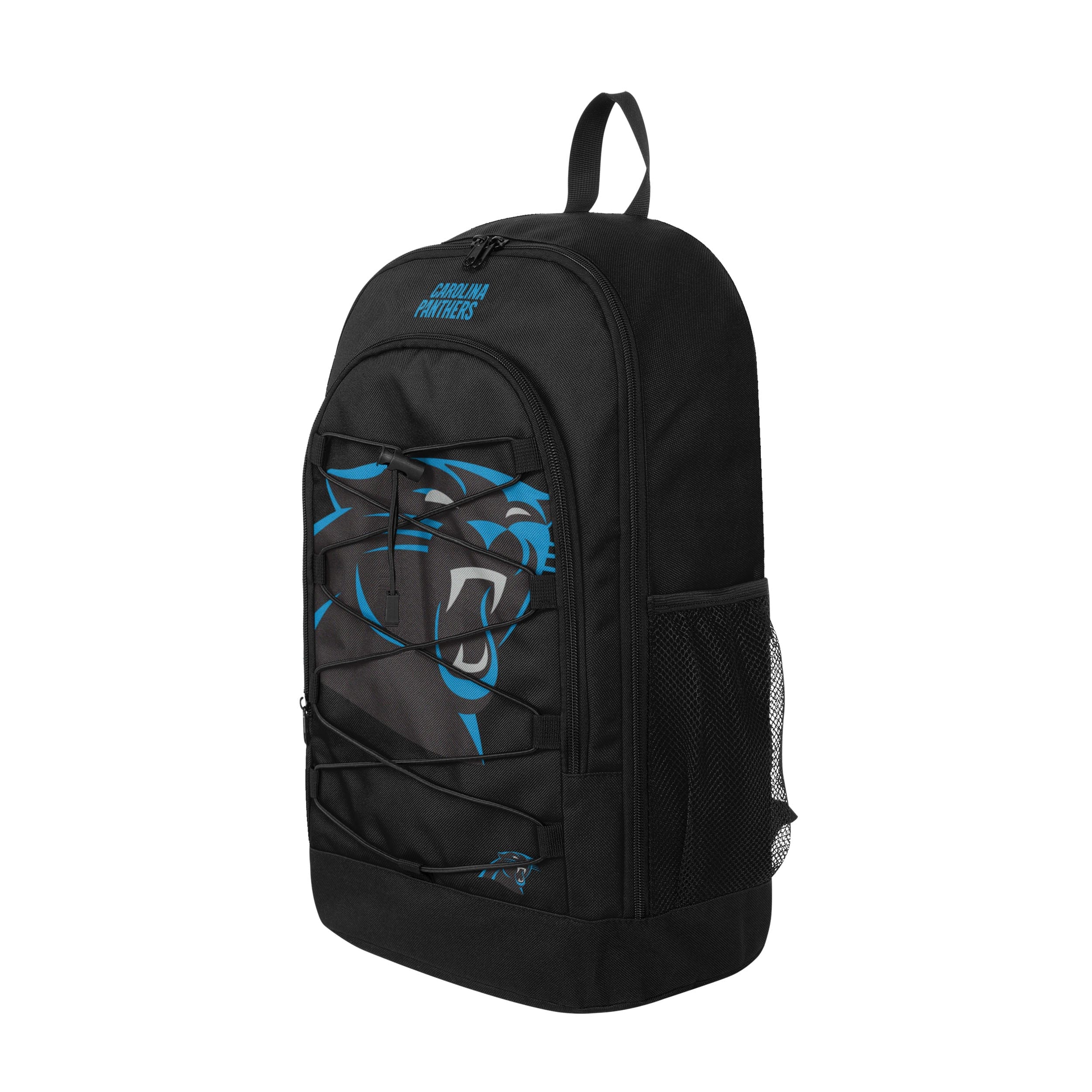 Carolina Panthers NFL Big Logo Bungee Backpack - Image 2