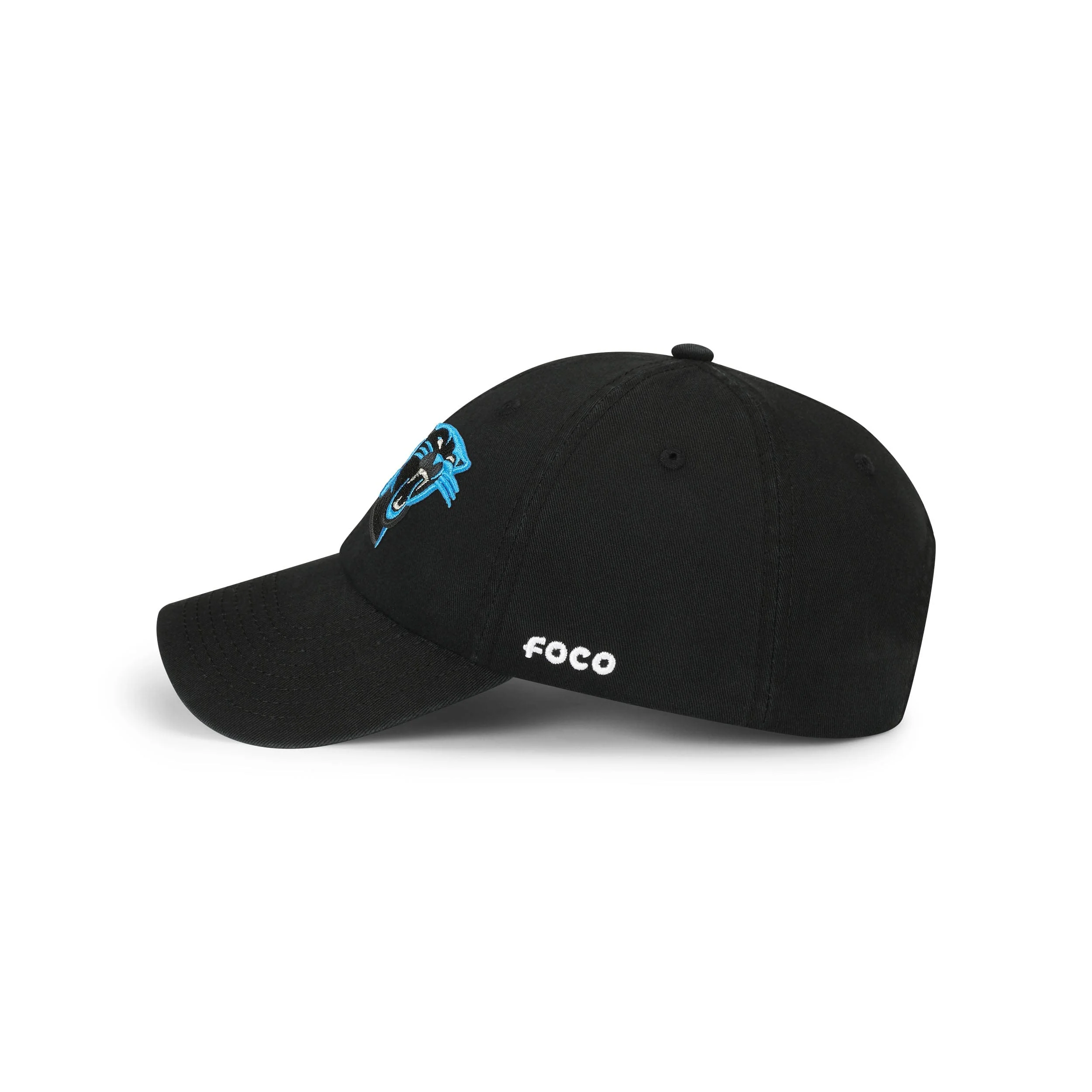 Carolina Panthers NFL Black Primary Logo Casual Cap - Image 2