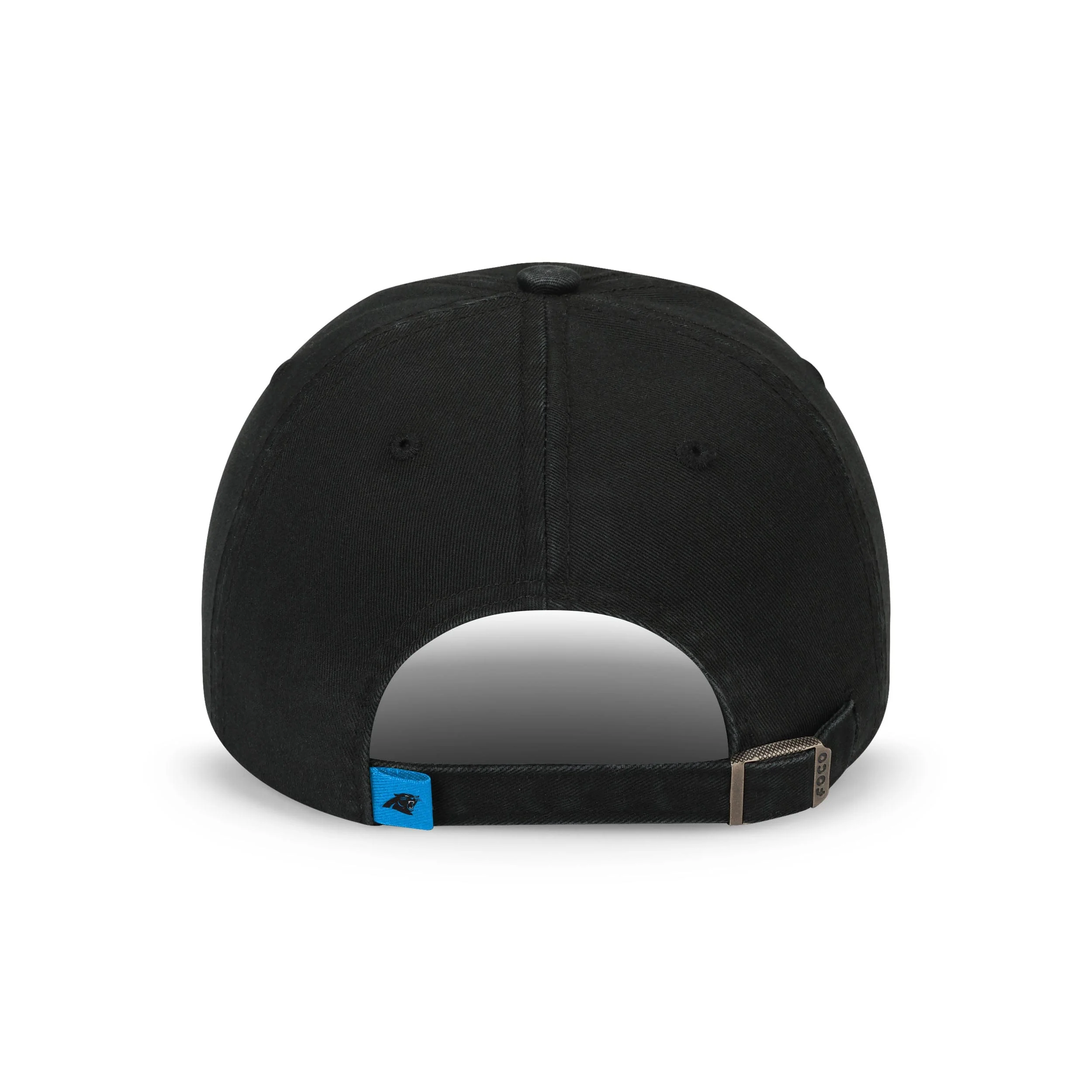 Carolina Panthers NFL Black Primary Logo Casual Cap - Image 3