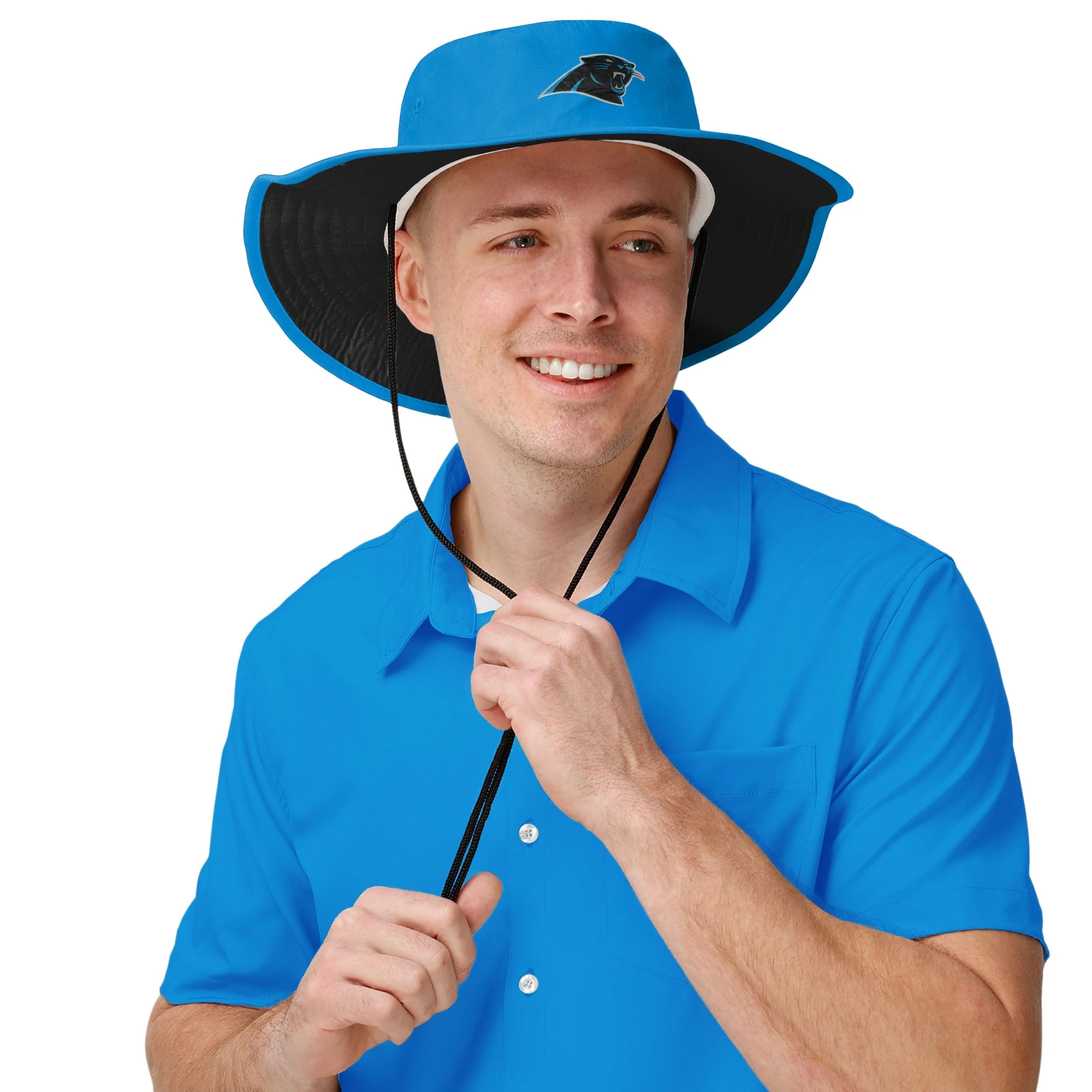 Carolina Panthers NFL Colorblock Boonie Hat - Image 3