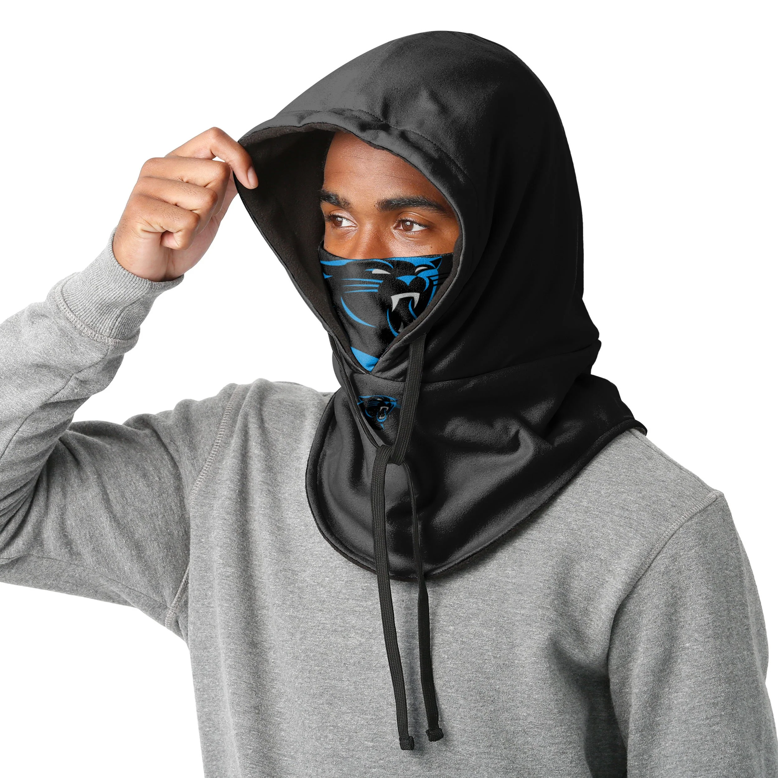 Carolina Panthers NFL Drawstring Hooded Gaiter - Image 3