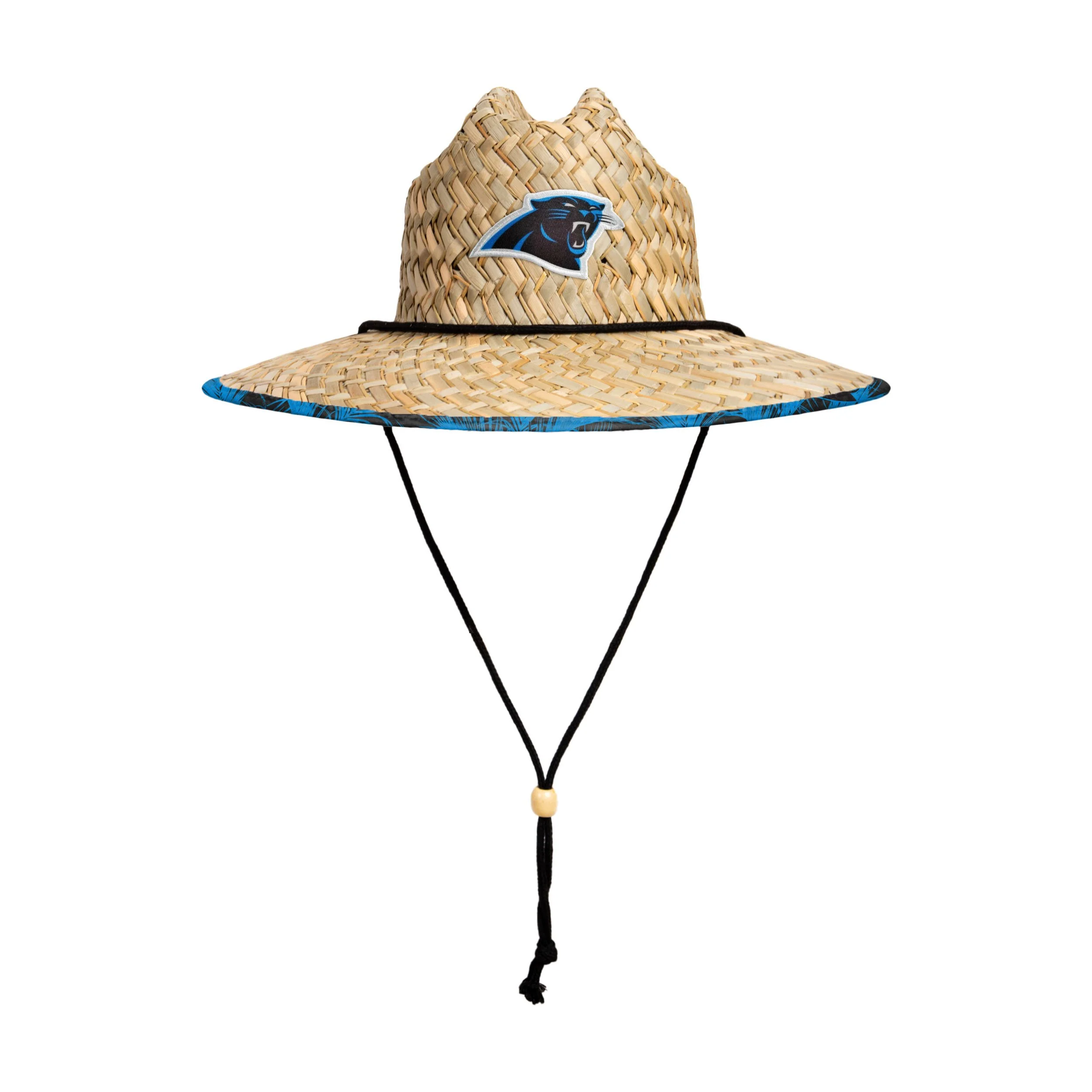 Carolina Panthers NFL Floral Straw Hat - Image 3