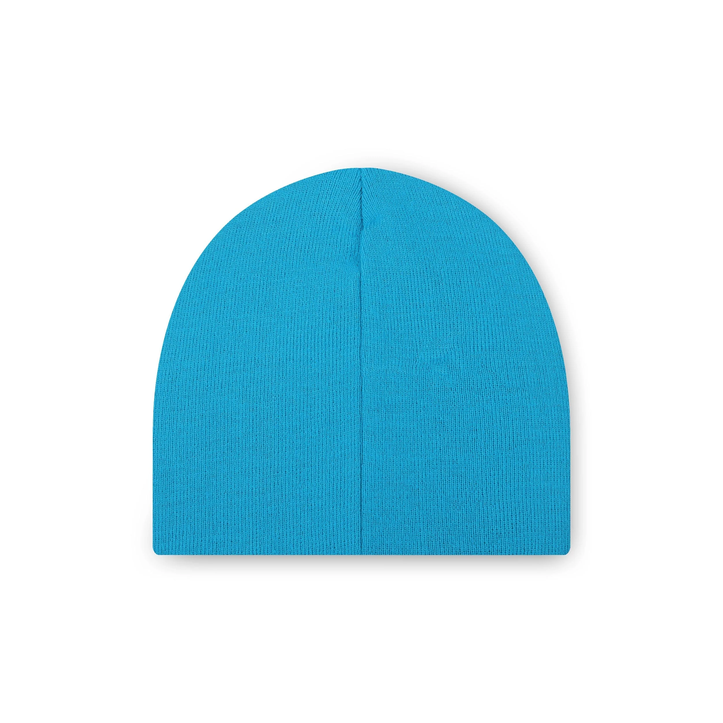 Carolina Panthers NFL Glacier Blue Basic Primary Logo Skull Beanie - Image 2