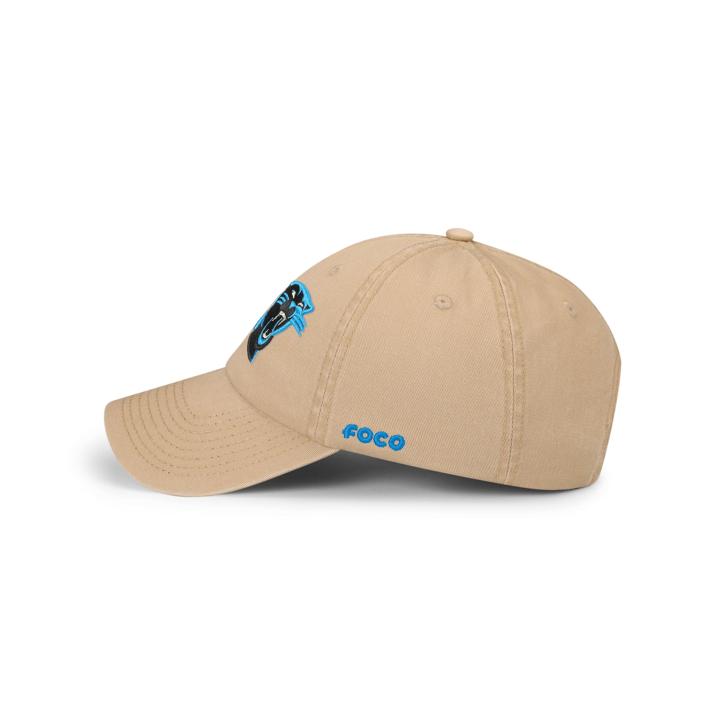 Carolina Panthers NFL Khaki Primary Logo Casual Cap - Image 2