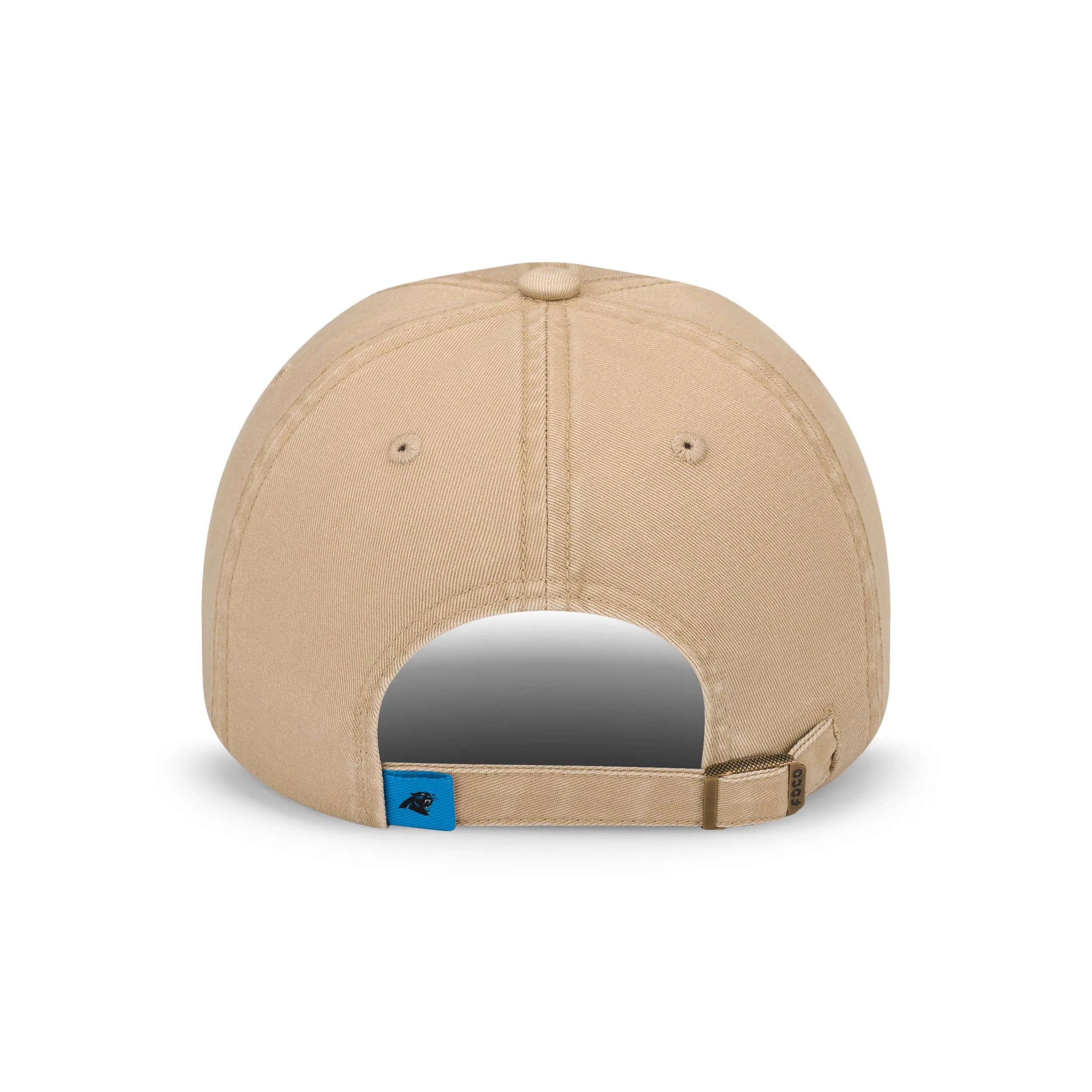Carolina Panthers NFL Khaki Primary Logo Casual Cap - Image 3