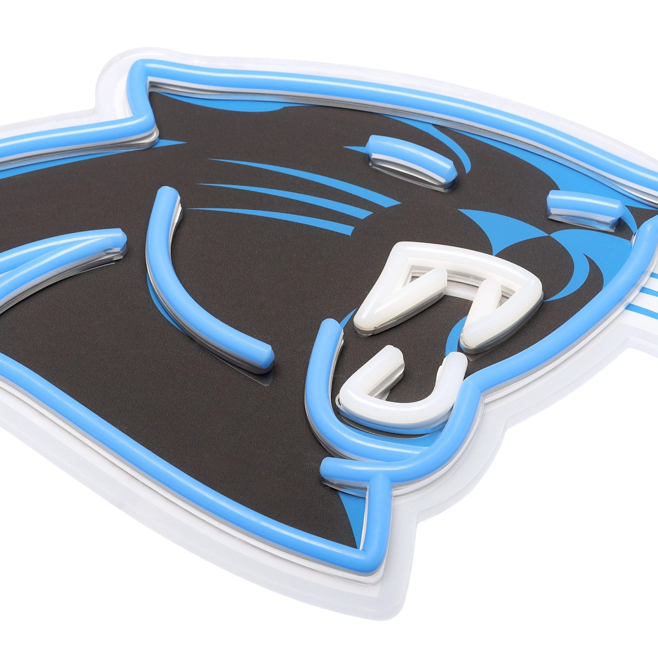 Carolina Panthers NFL LED Neon Light Up Team Logo Sign - Image 4