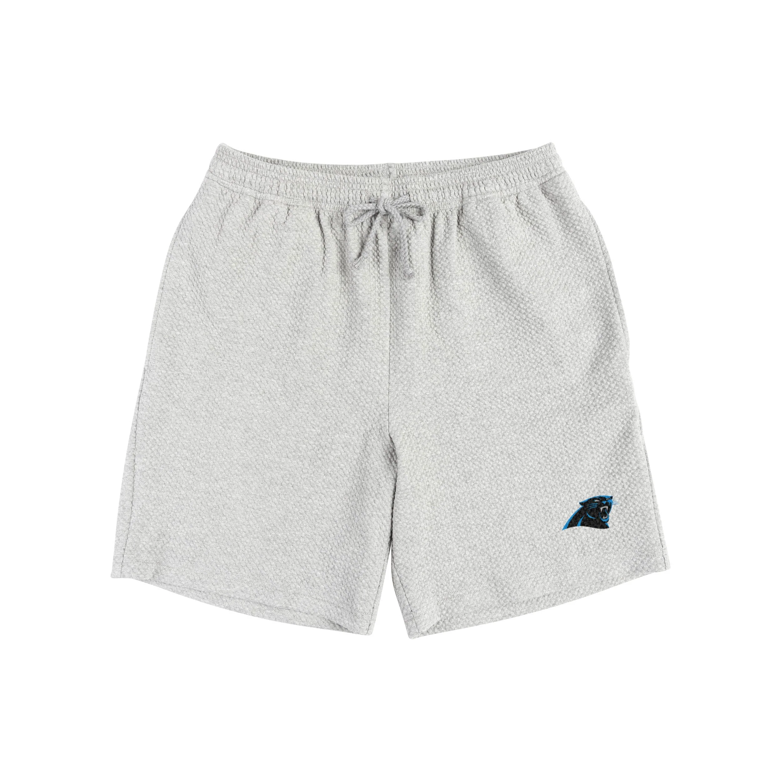Carolina Panthers NFL Mens Gray Woven Shorts - Image 4