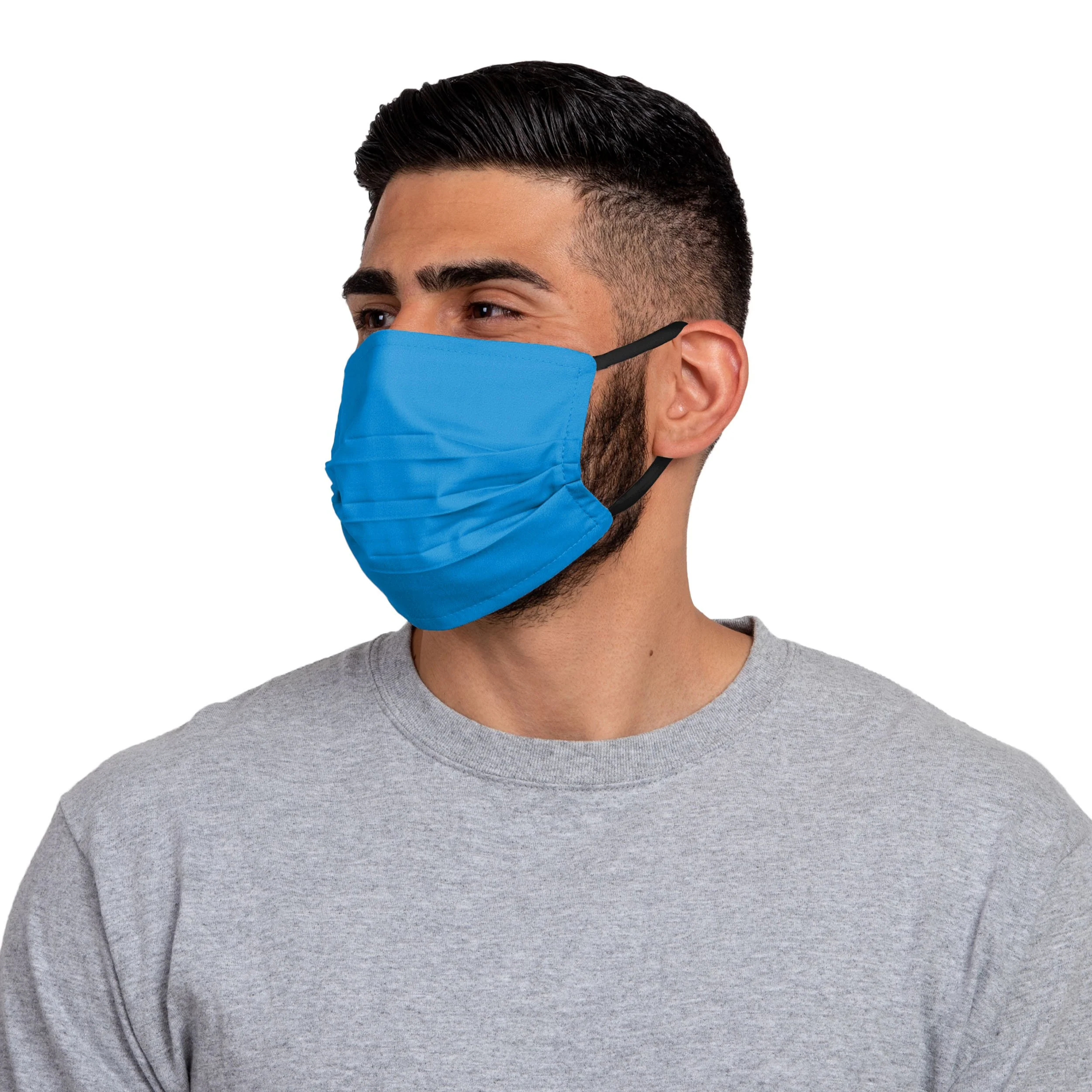 Carolina Panthers NFL Mens Matchday 3 Pack Face Cover - Image 3