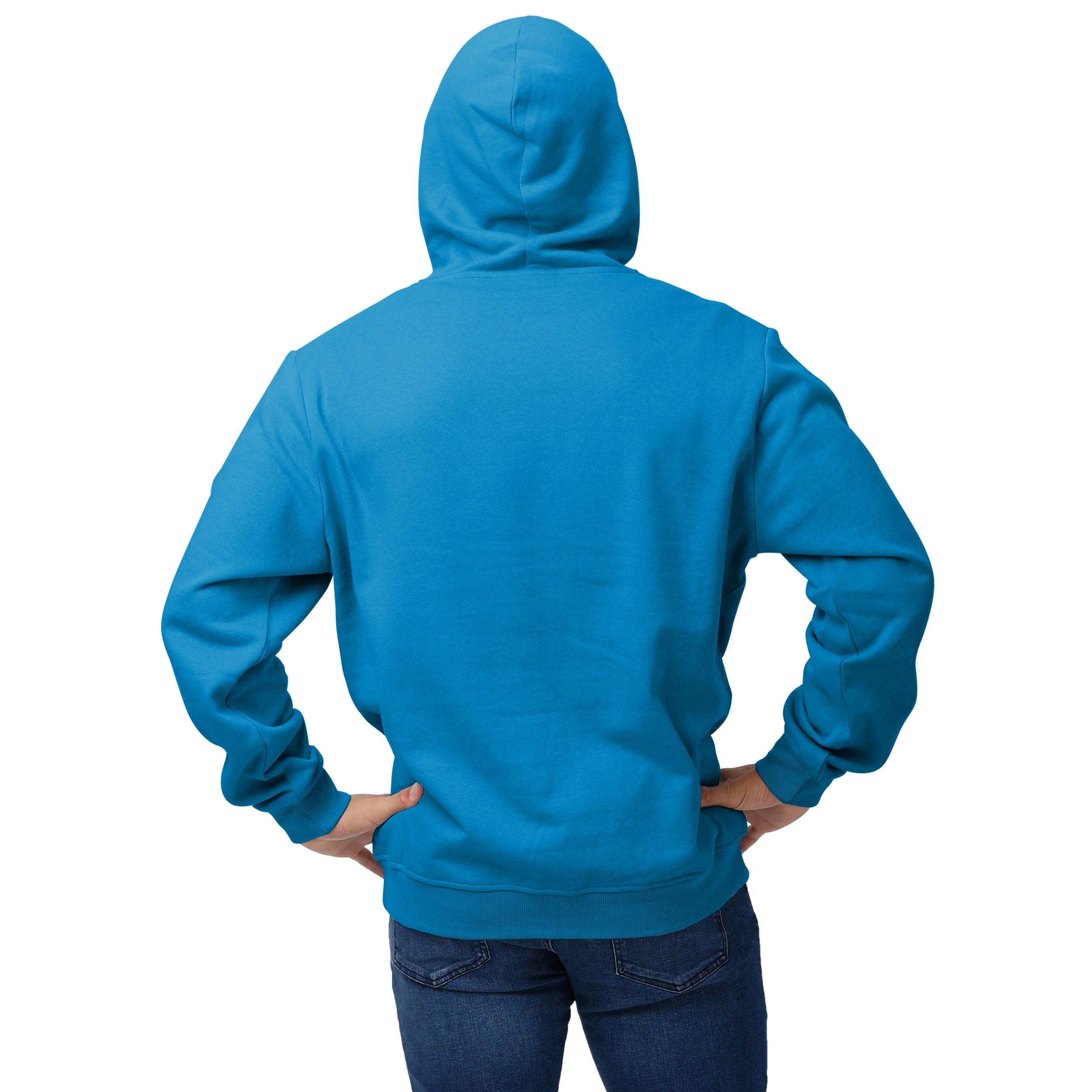 Carolina Panthers NFL Mens Solid Hoodie - Image 2