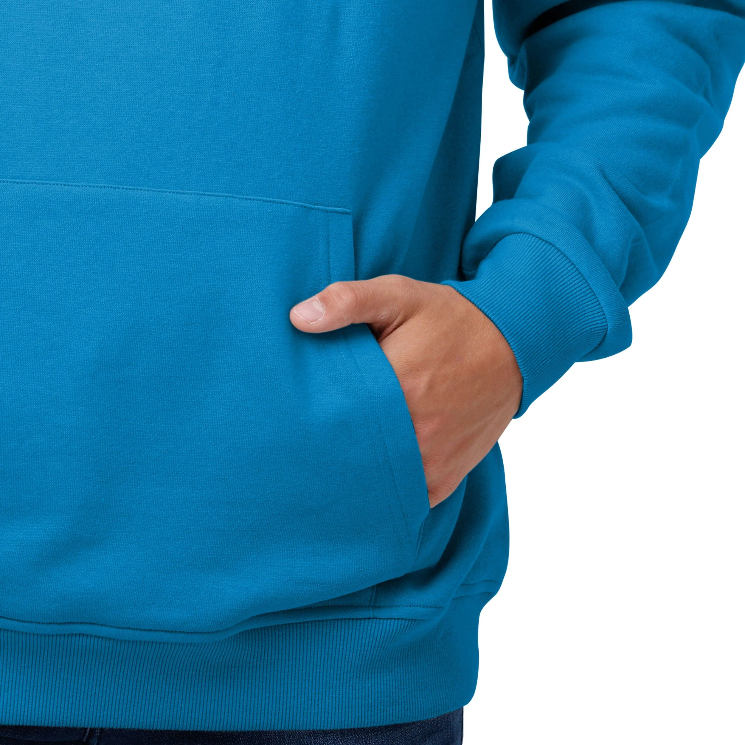 Carolina Panthers NFL Mens Solid Hoodie - Image 3