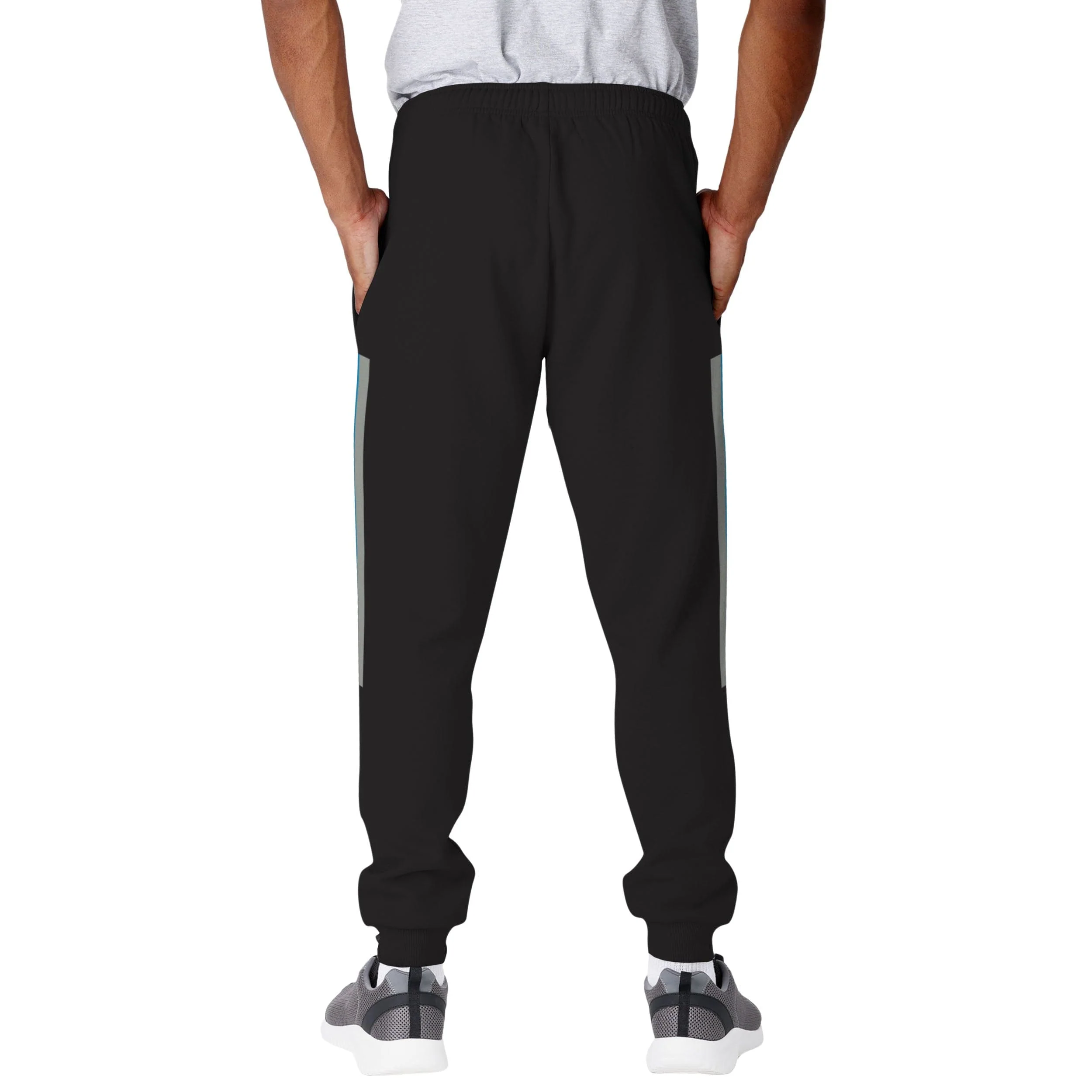 Carolina Panthers NFL Mens Team Stripe Joggers - Image 3