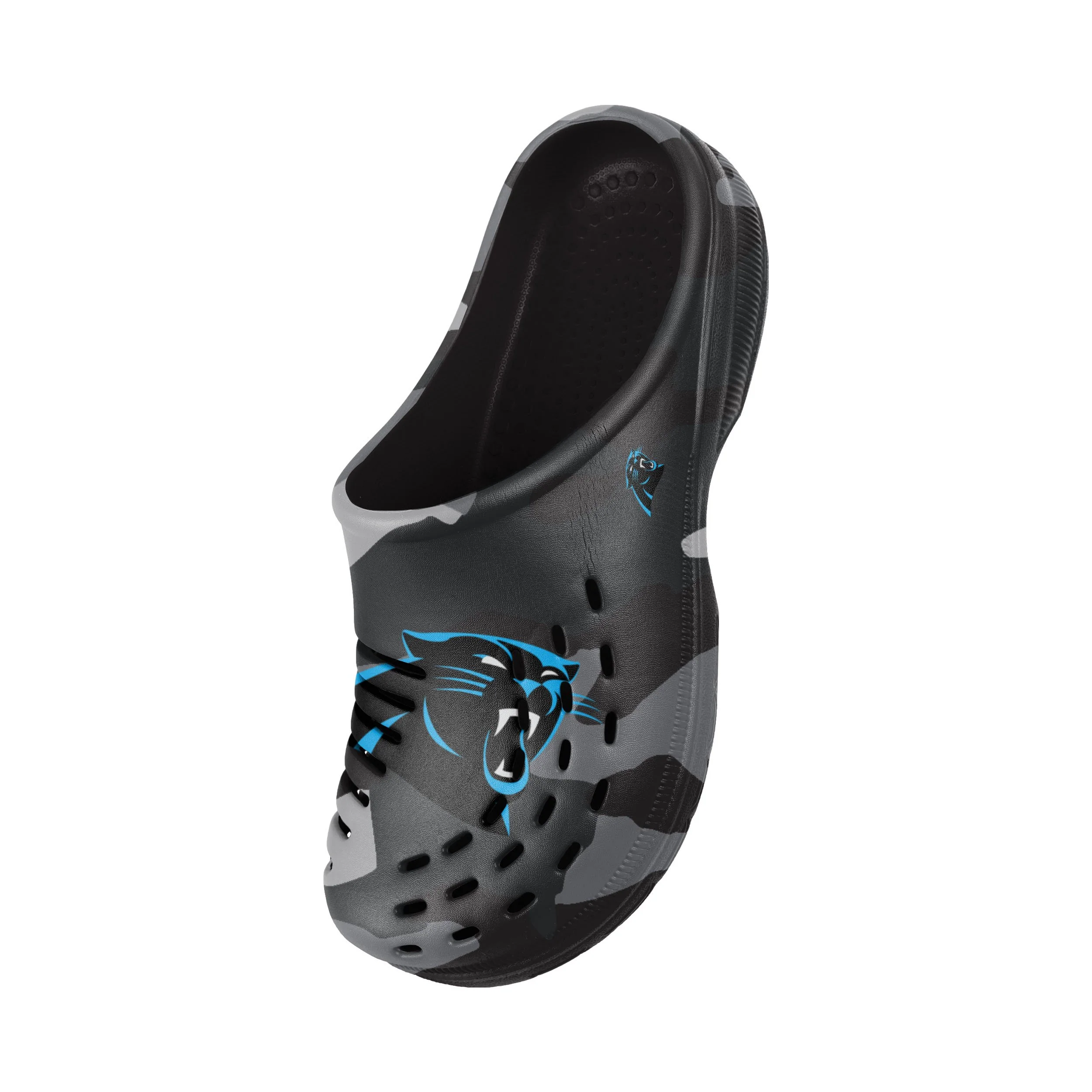 Carolina Panthers NFL Mens Tonal Camo Clog - Image 3