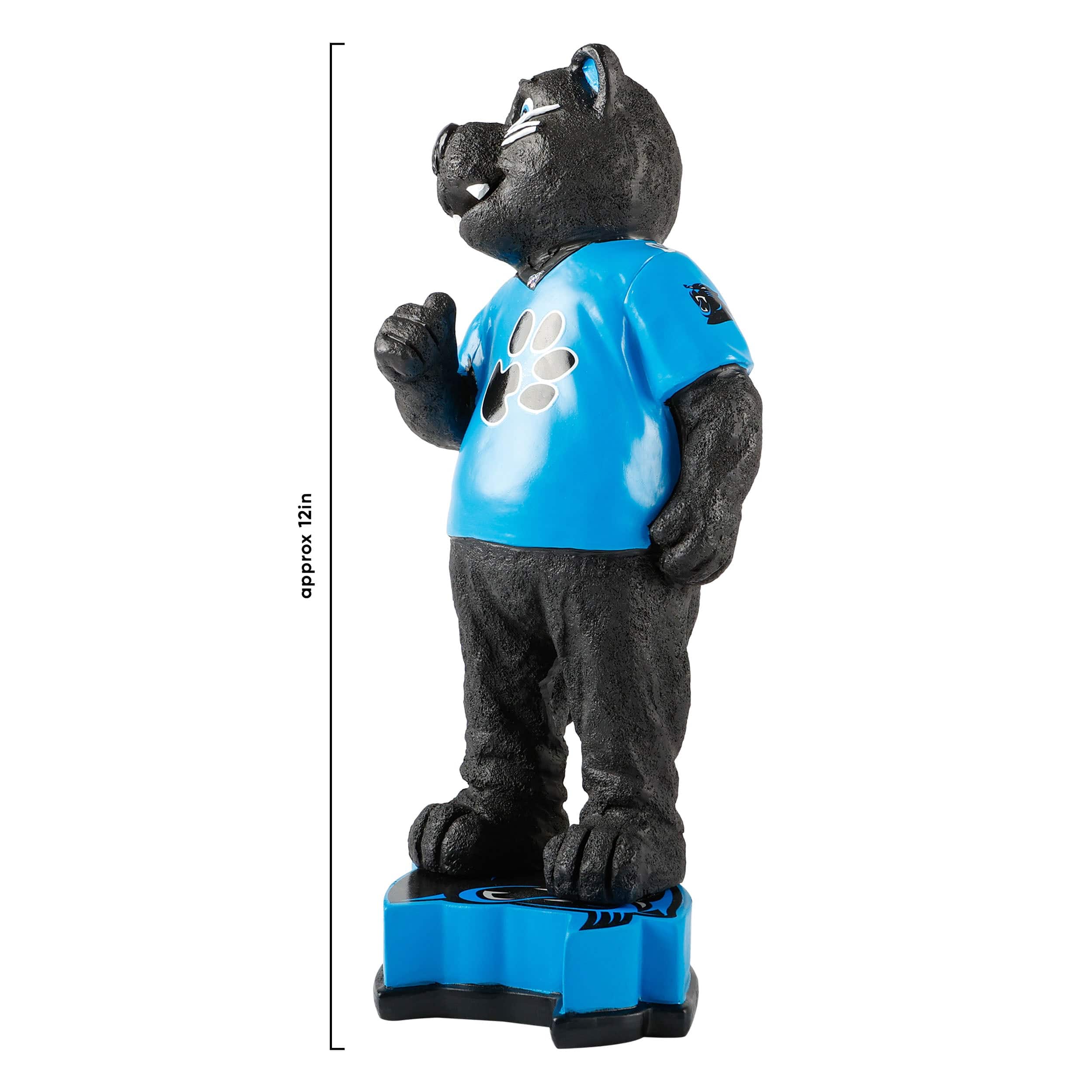 Carolina Panthers NFL Sir Purr Mascot Figurine - Image 4