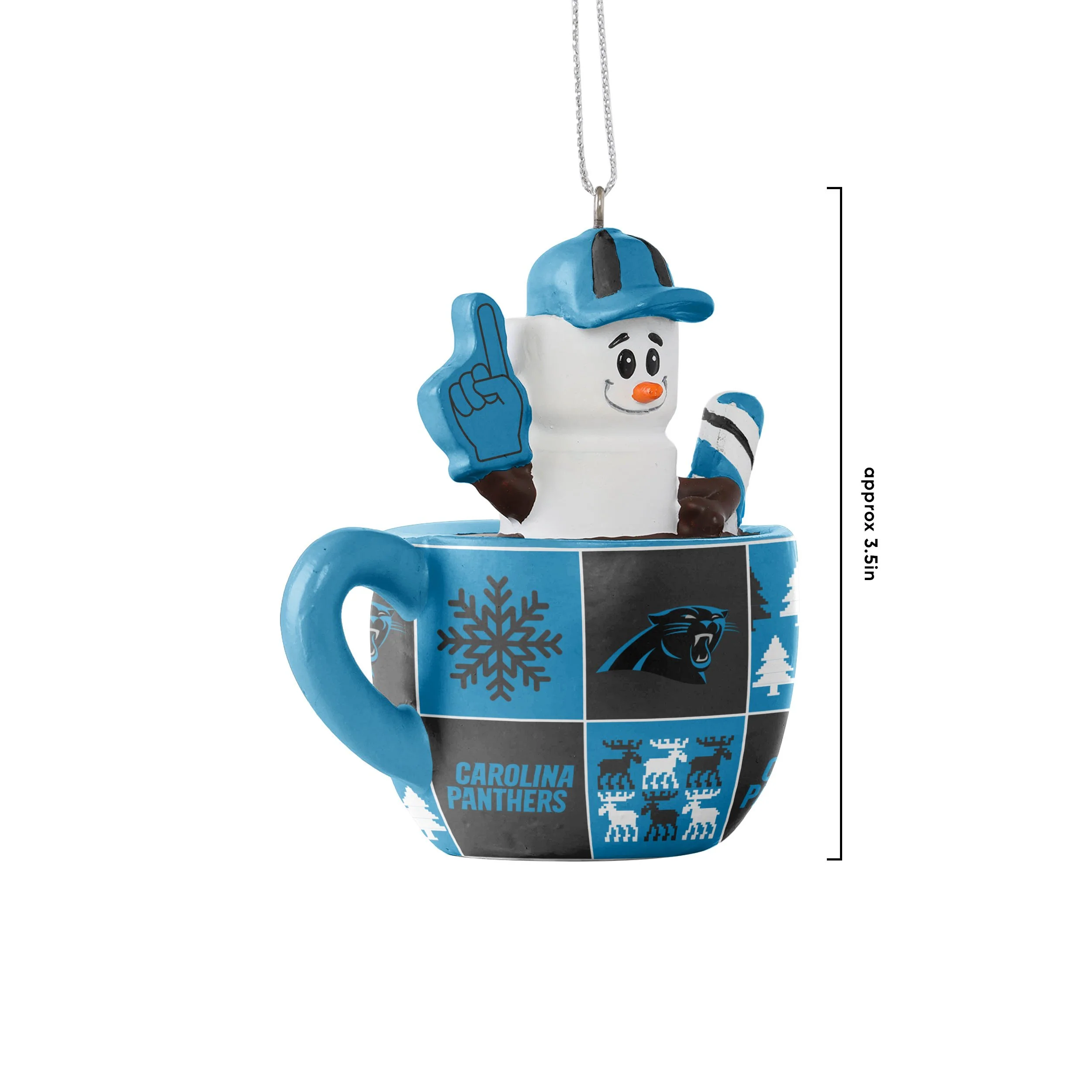 Carolina Panthers NFL Smores Mug Ornament - Image 3