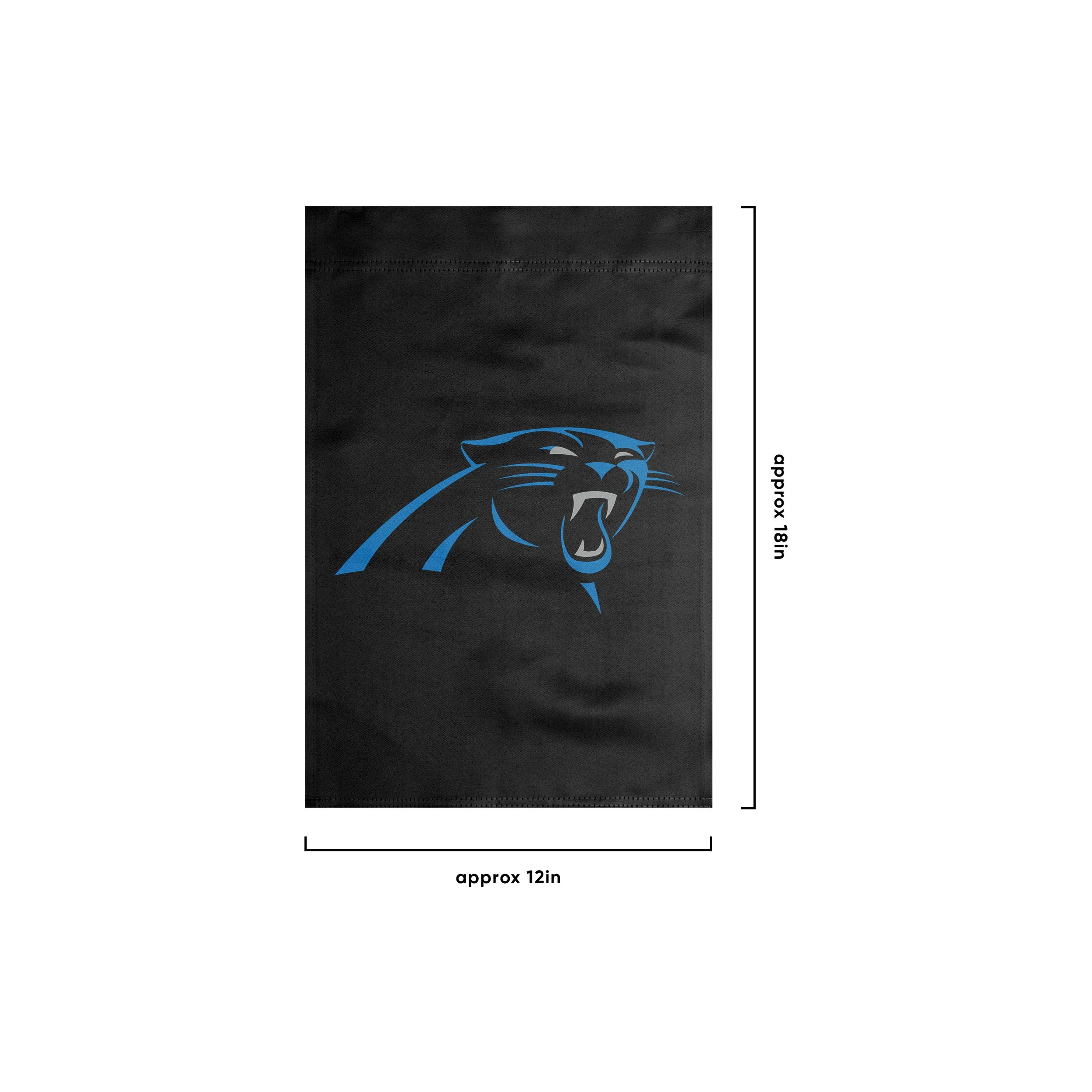 Carolina Panthers NFL Solid Garden Flag - Image 3