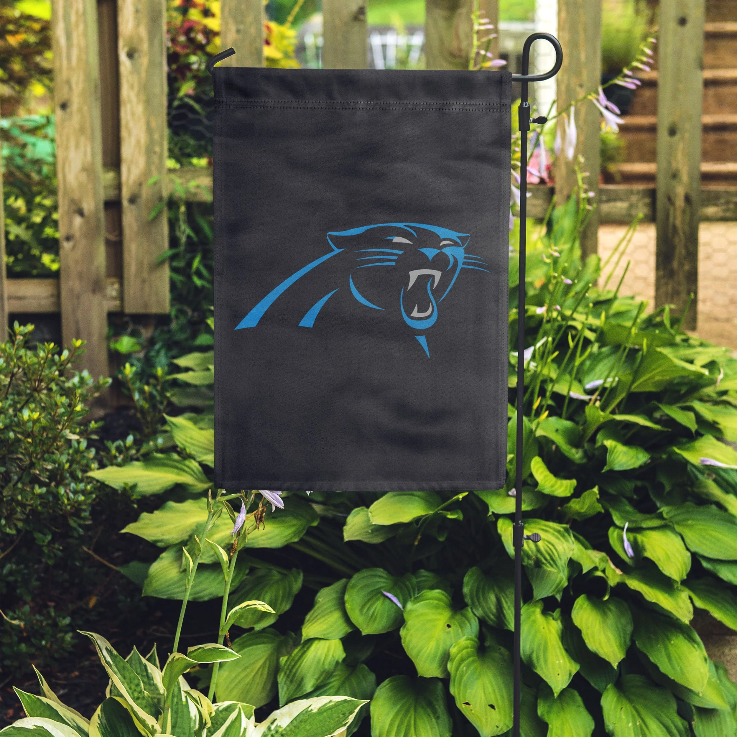 Carolina Panthers NFL Solid Garden Flag - Image 4
