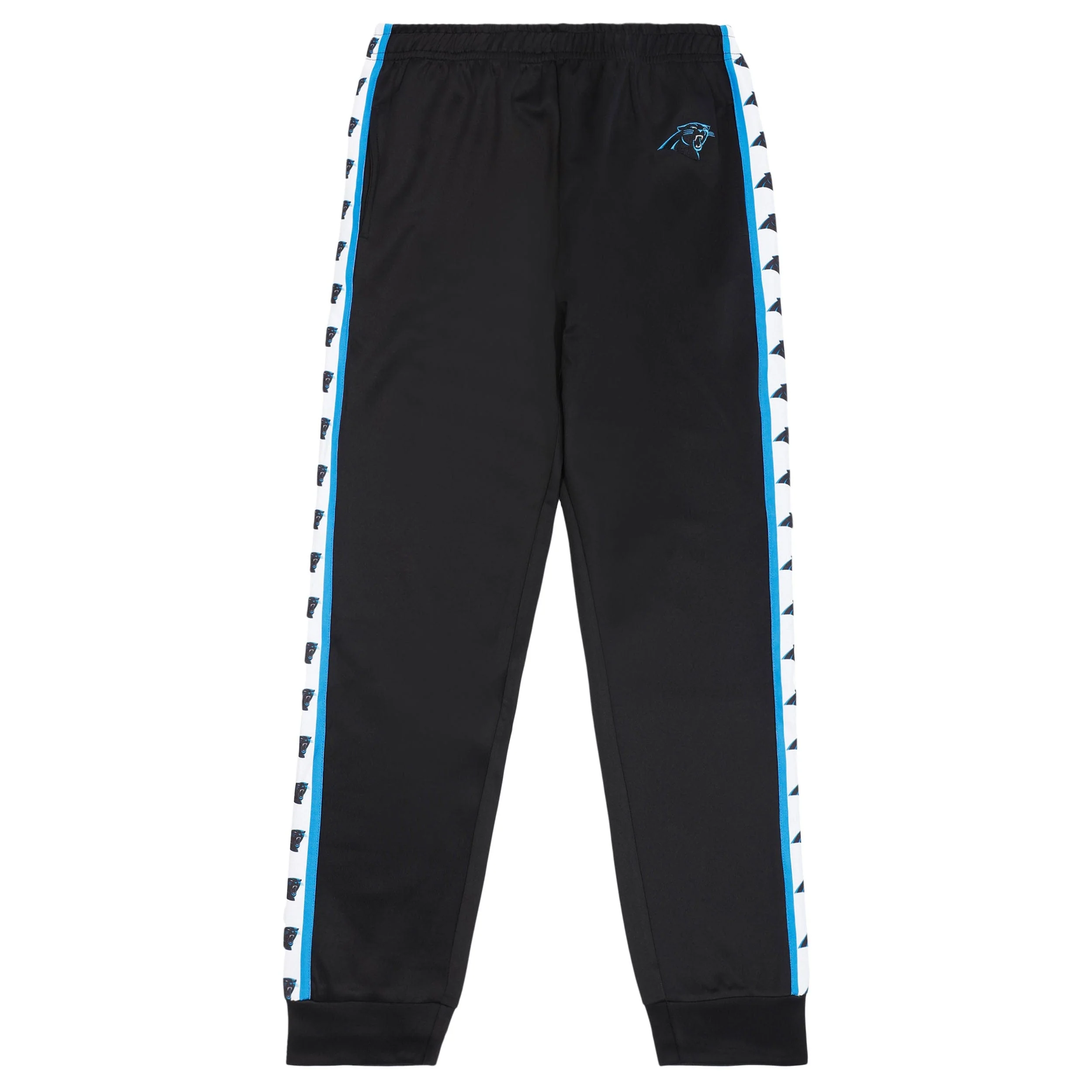 Carolina Panthers NFL Mens Stripe Logo Track Pants - Image 4