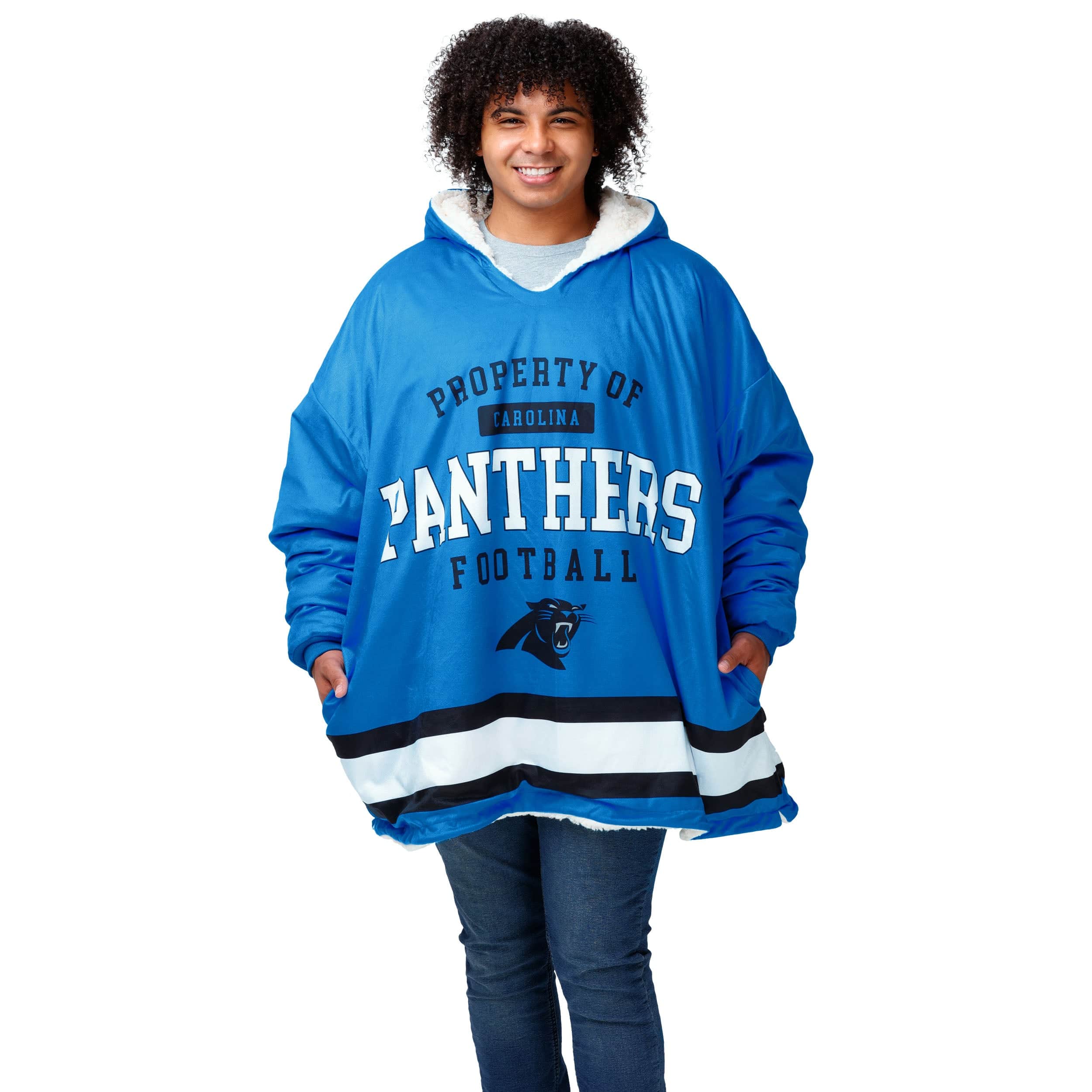 Carolina Panthers NFL Team Color Property Of Hoodeez - Image 3