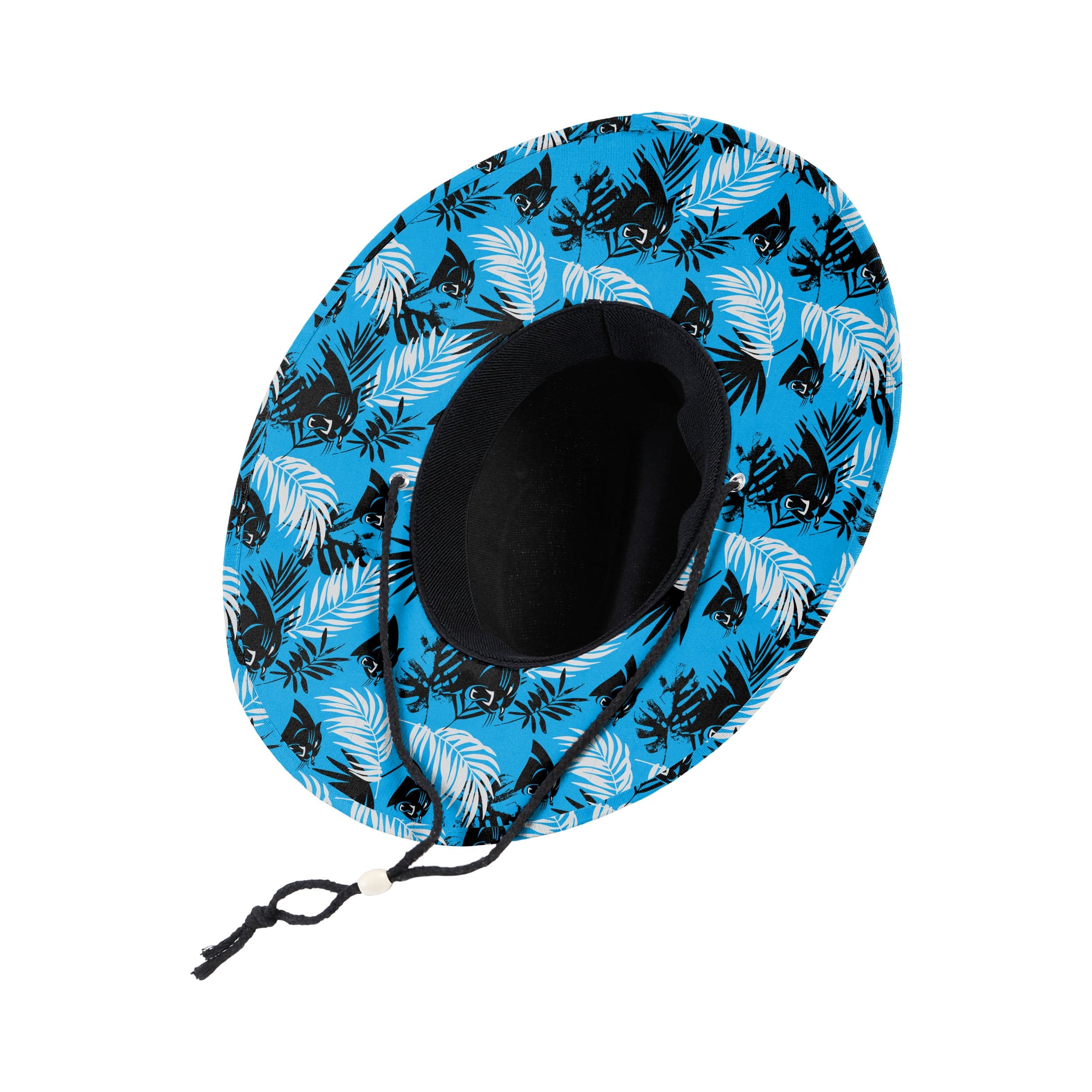 Carolina Panthers NFL Team Color Straw Hat - Image 2