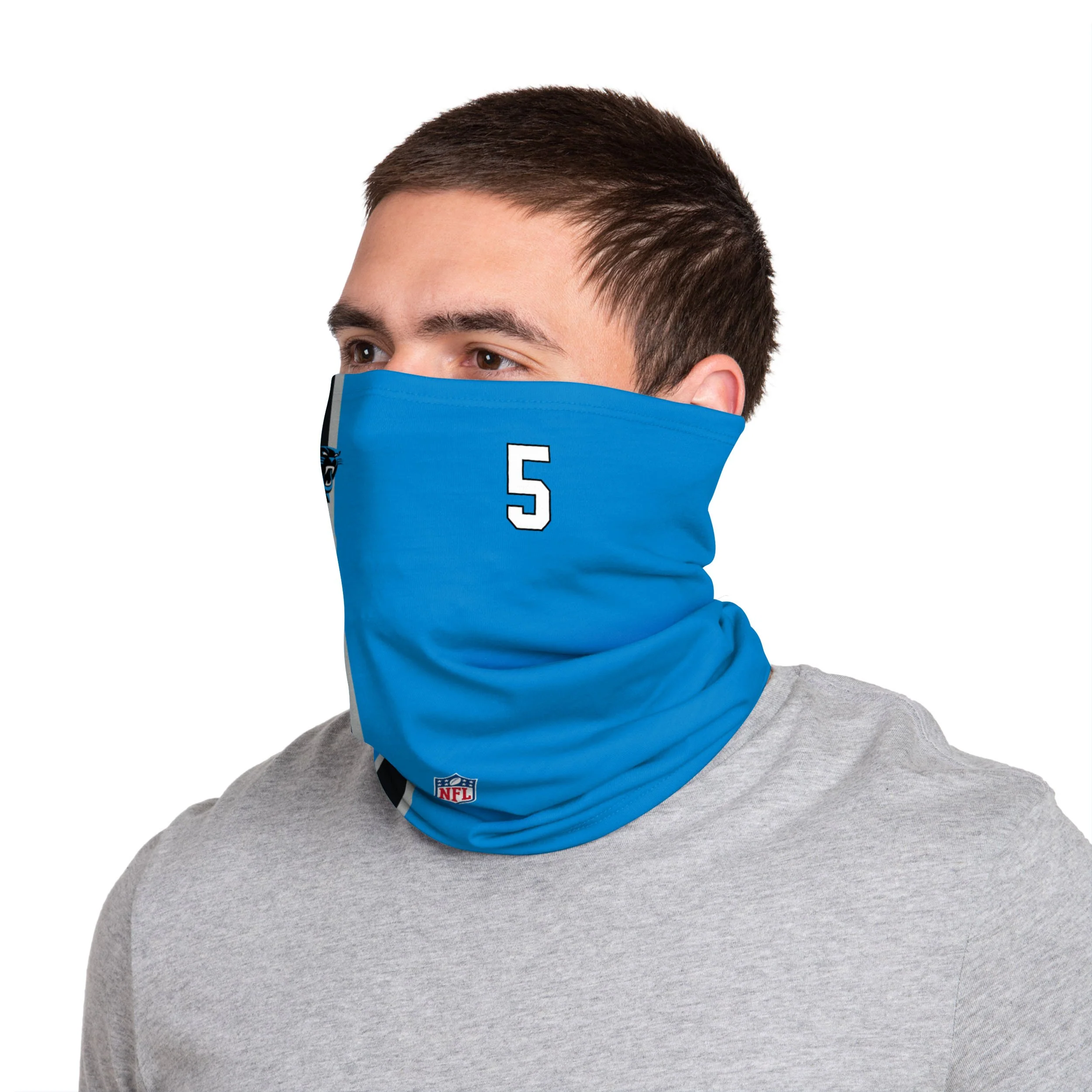 Carolina Panthers NFL Teddy Bridgewater On-Field Sideline Gaiter Scarf - Image 3