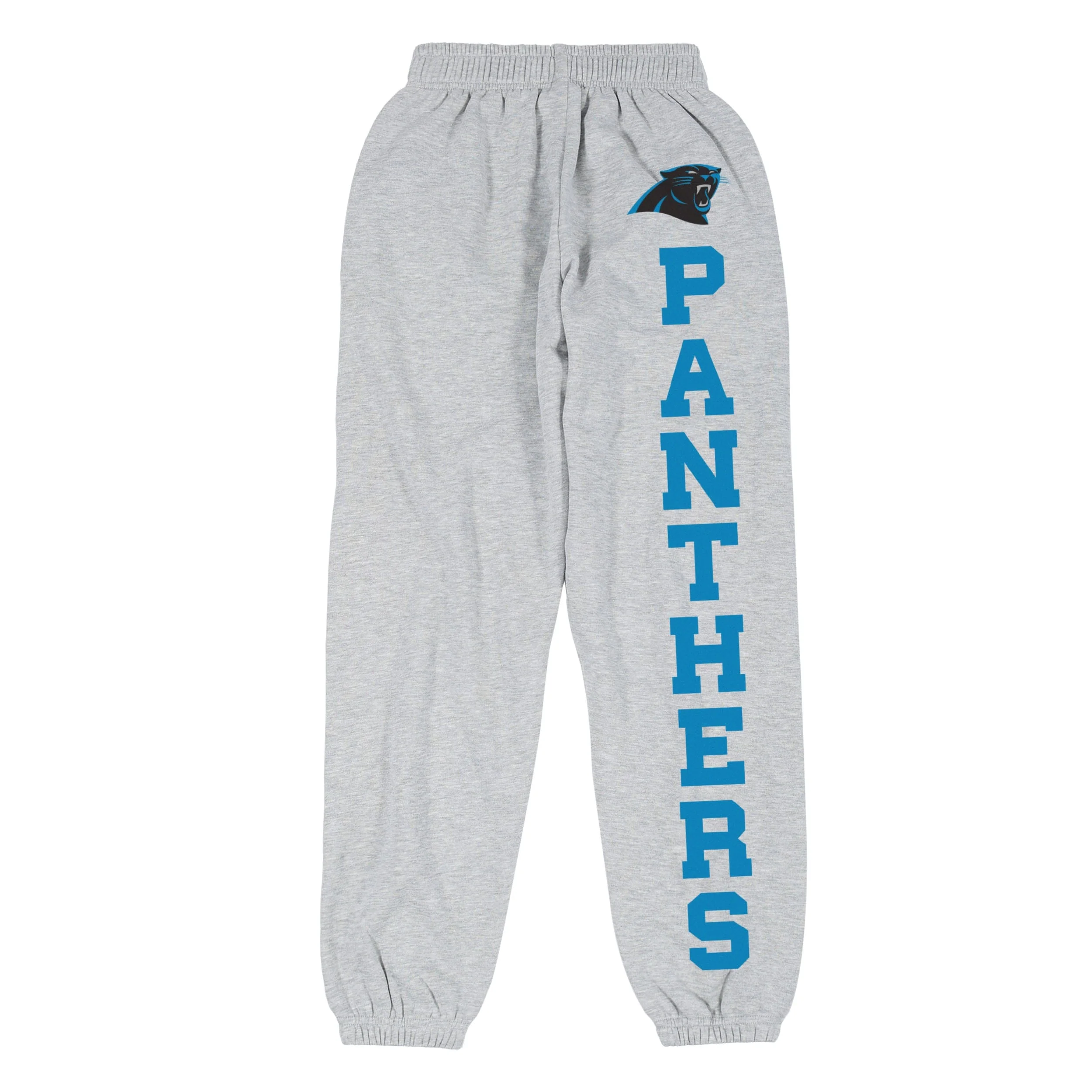Carolina Panthers NFL Womens Big Wordmark Gray Sweatpants - Image 5