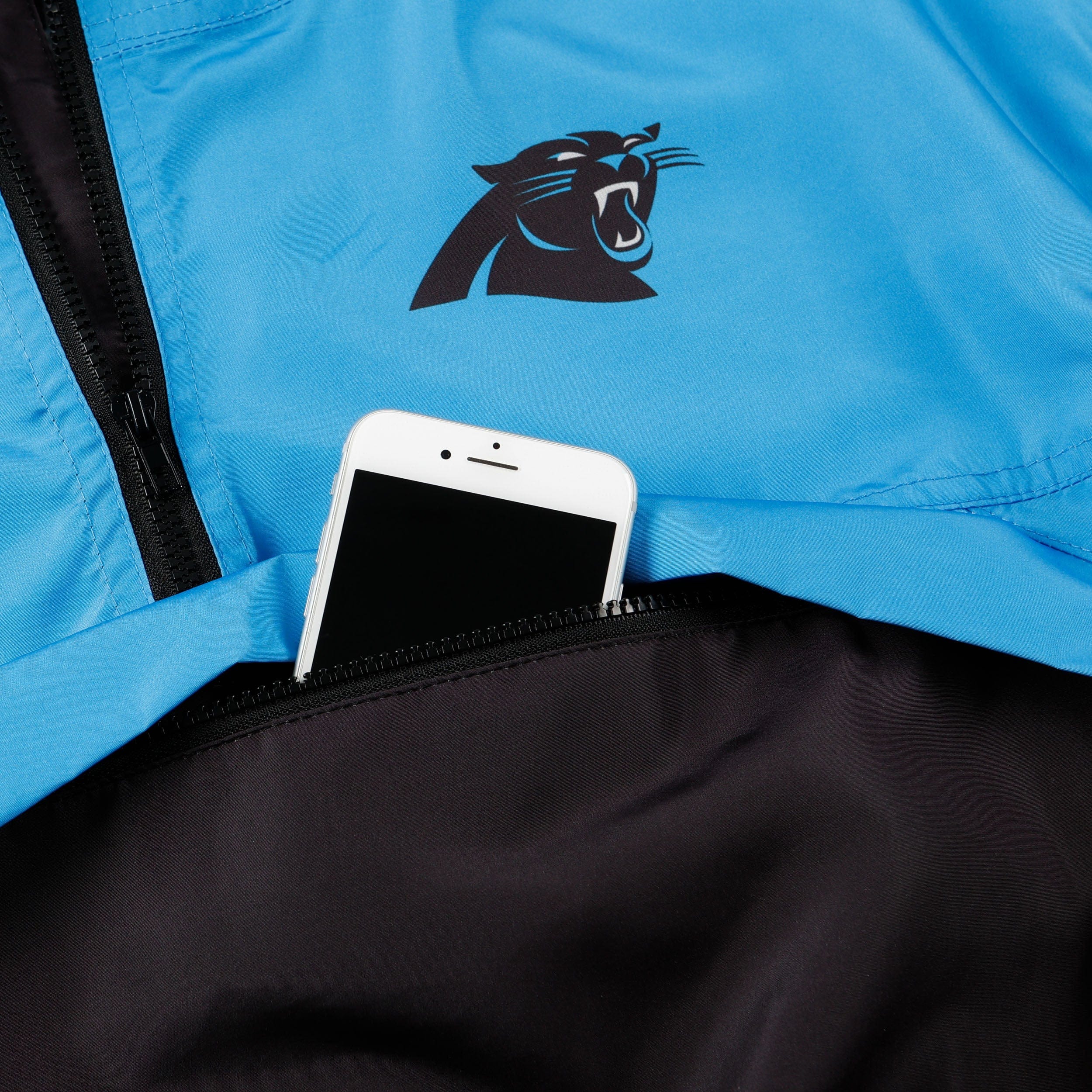 Carolina Panthers NFL Womens Winning Play Windbreaker - Image 3