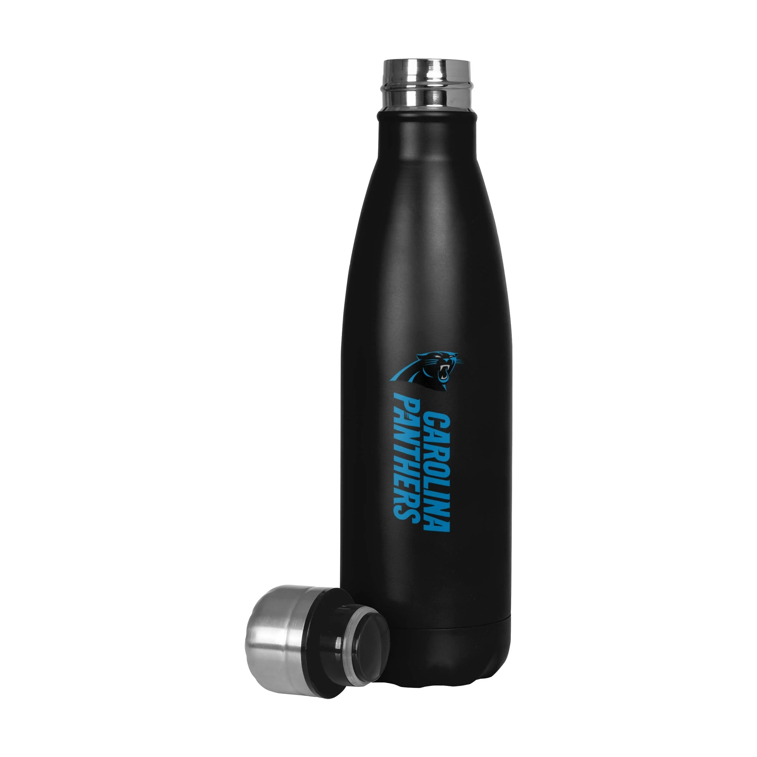 Carolina Panthers NFL Wordmark Chill Water Bottle - Image 2