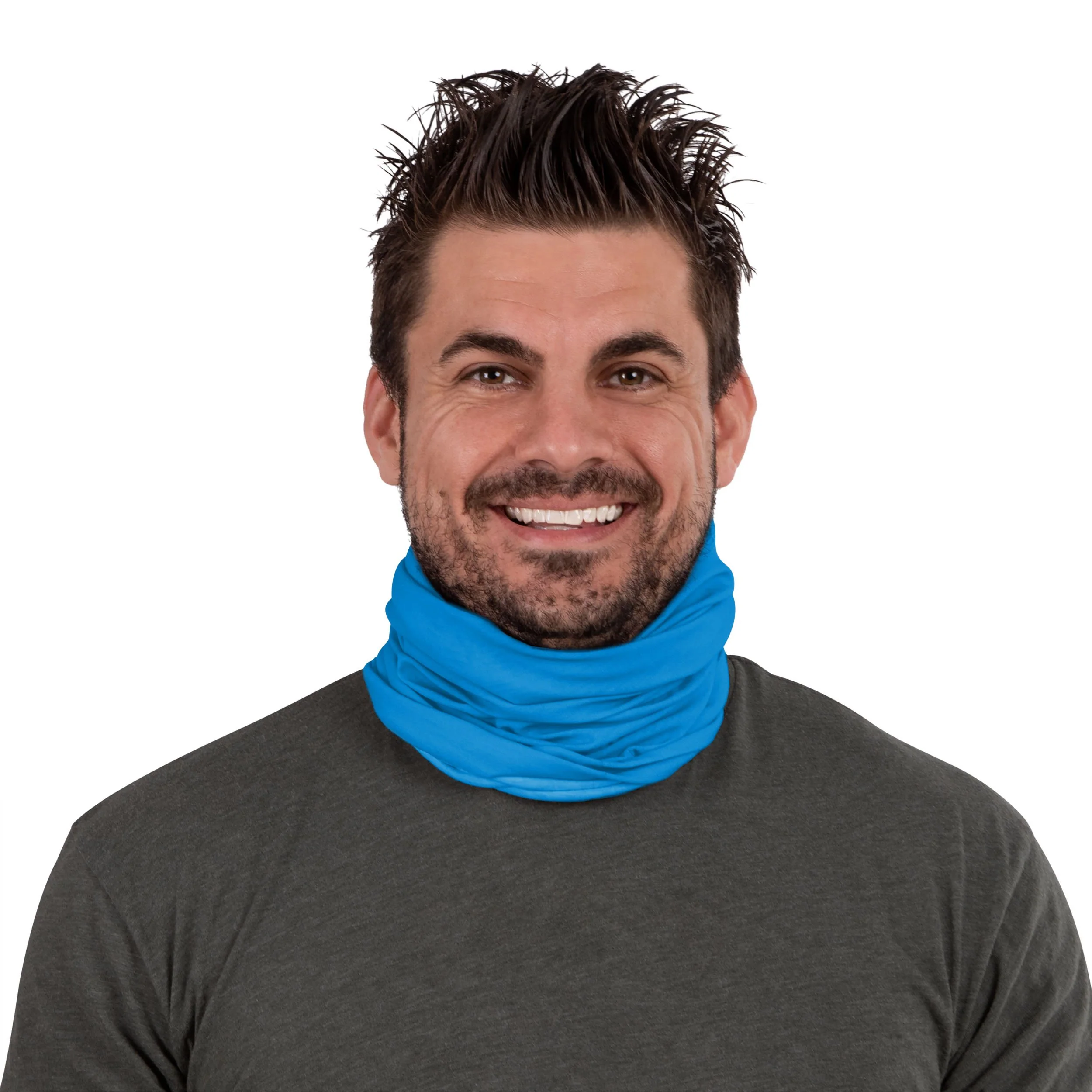 Carolina Panthers NFL Wordmark Holiday Gaiter Scarf - Image 4