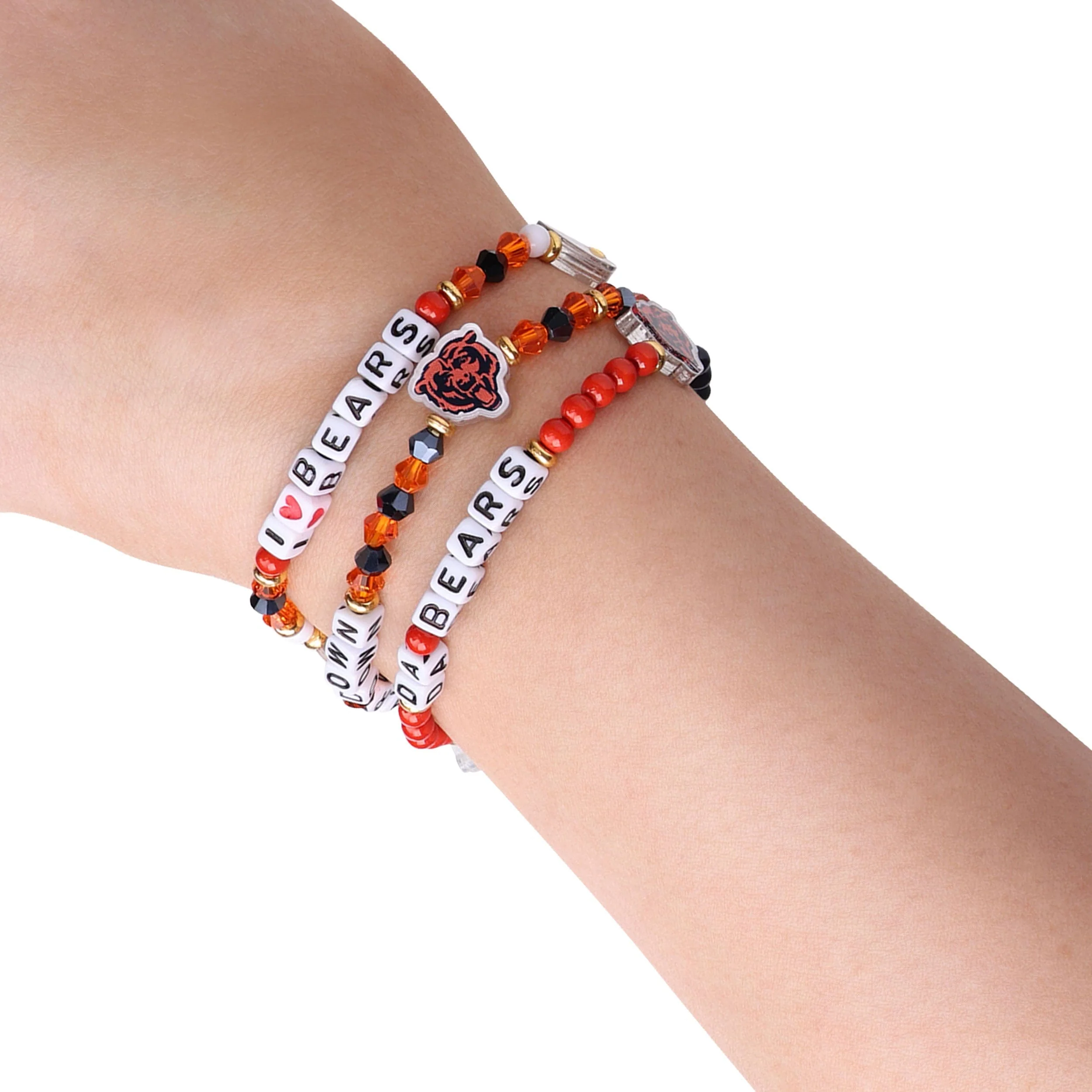Chicago Bears NFL 3 Pack Friendship Bracelet - Image 4