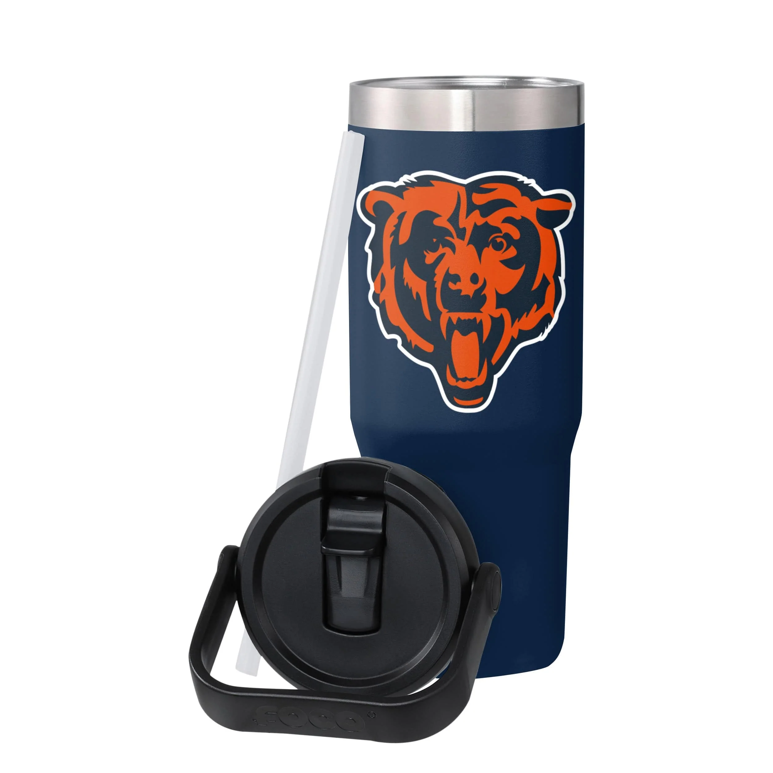 Chicago Bears NFL 30 oz Straw Tumbler - Image 3