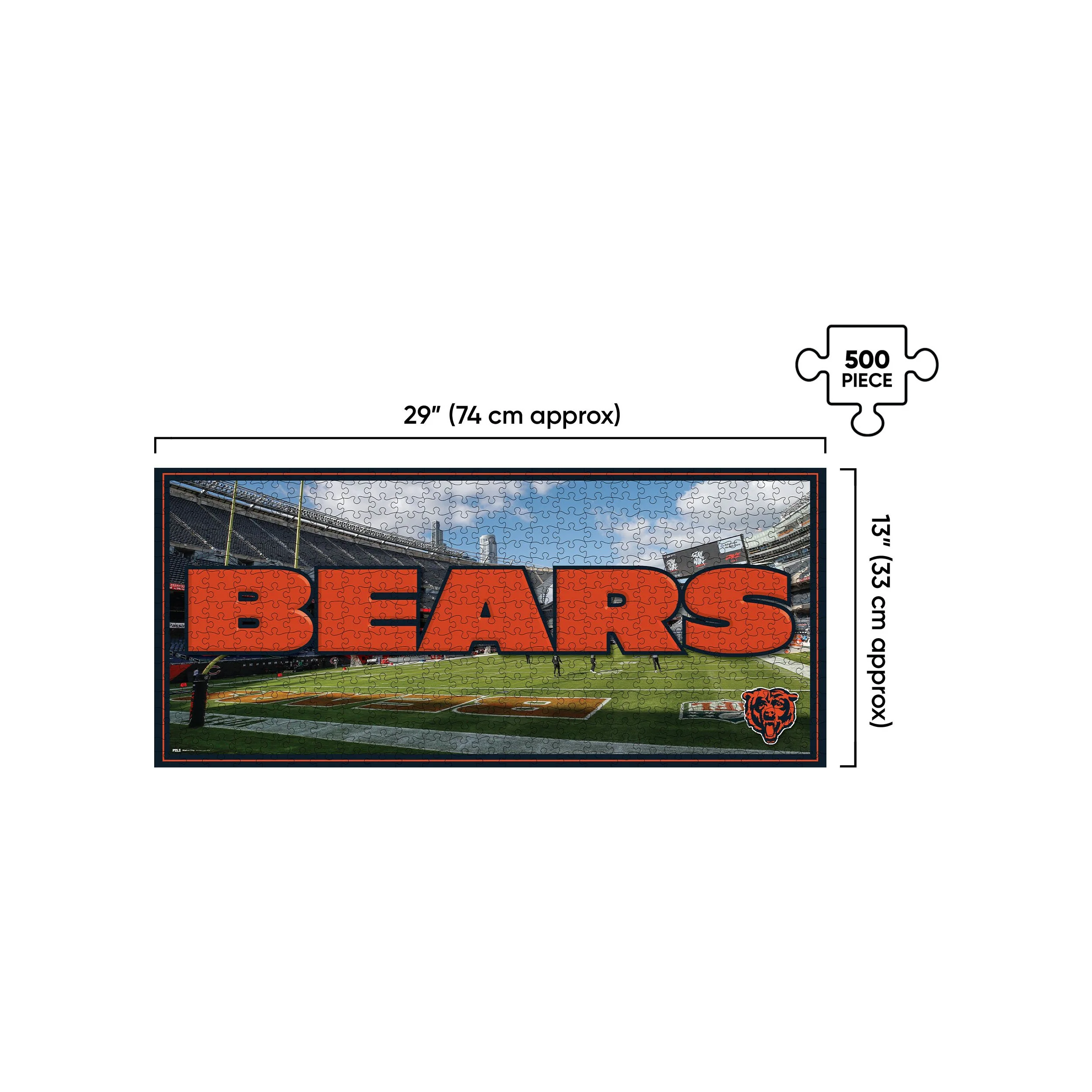 Chicago Bears NFL 500 Piece Stadiumscape Jigsaw Puzzle PZLZ - Soldier Field - Image 2