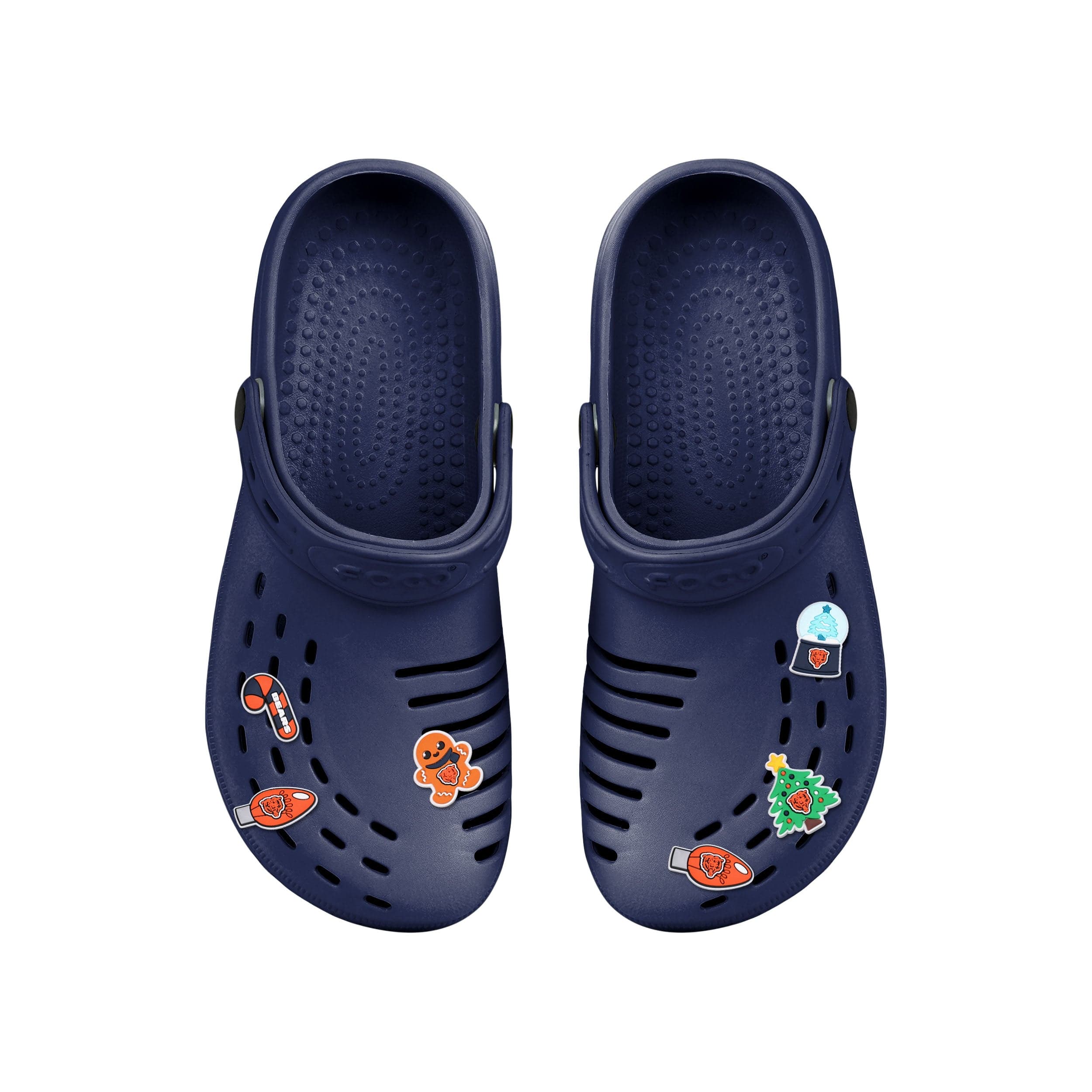 Chicago Bears NFL 6 Pack Holiday Team Clog Charms - Image 4