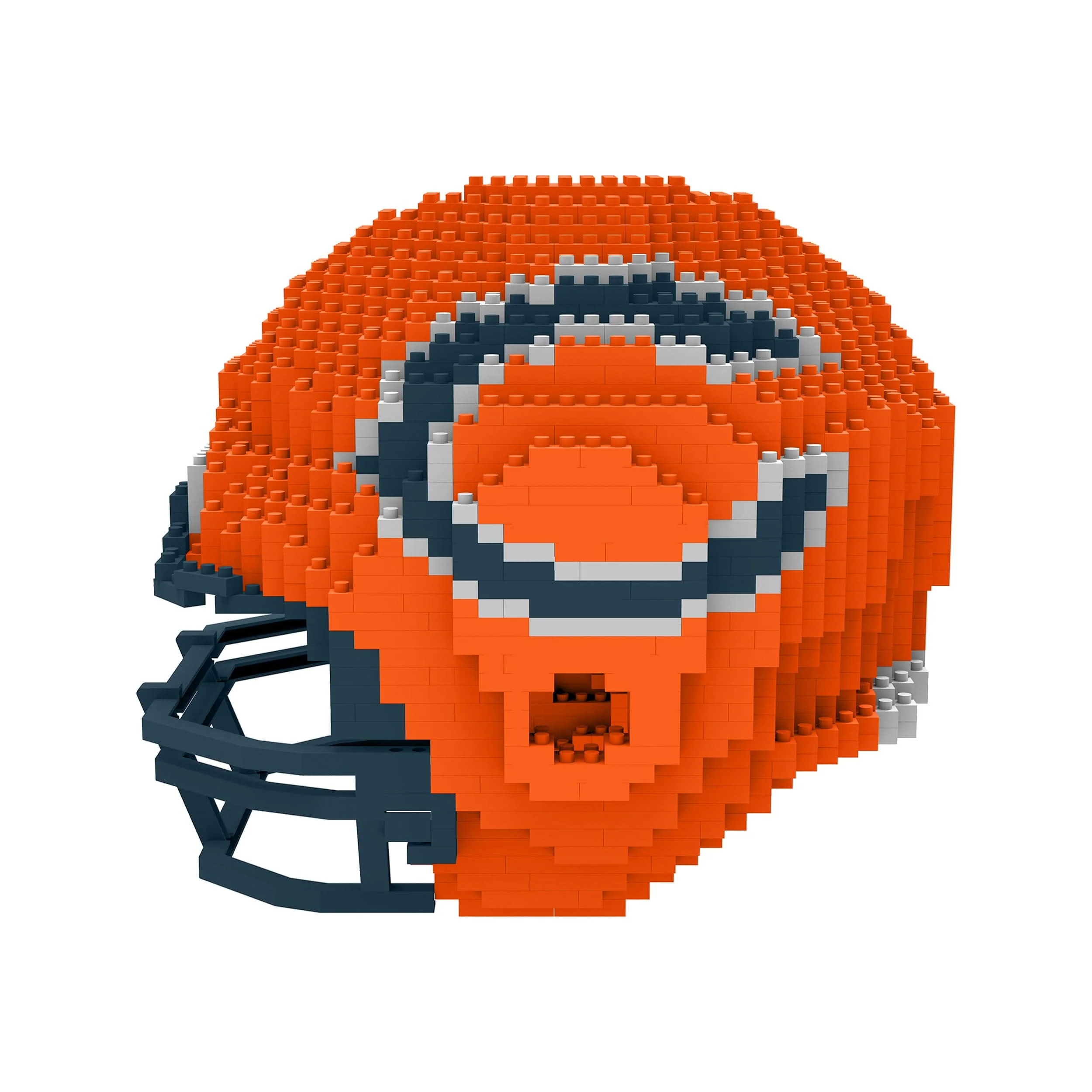 Chicago Bears NFL Alternate Replica BRXLZ Mini Helmet - Image 2