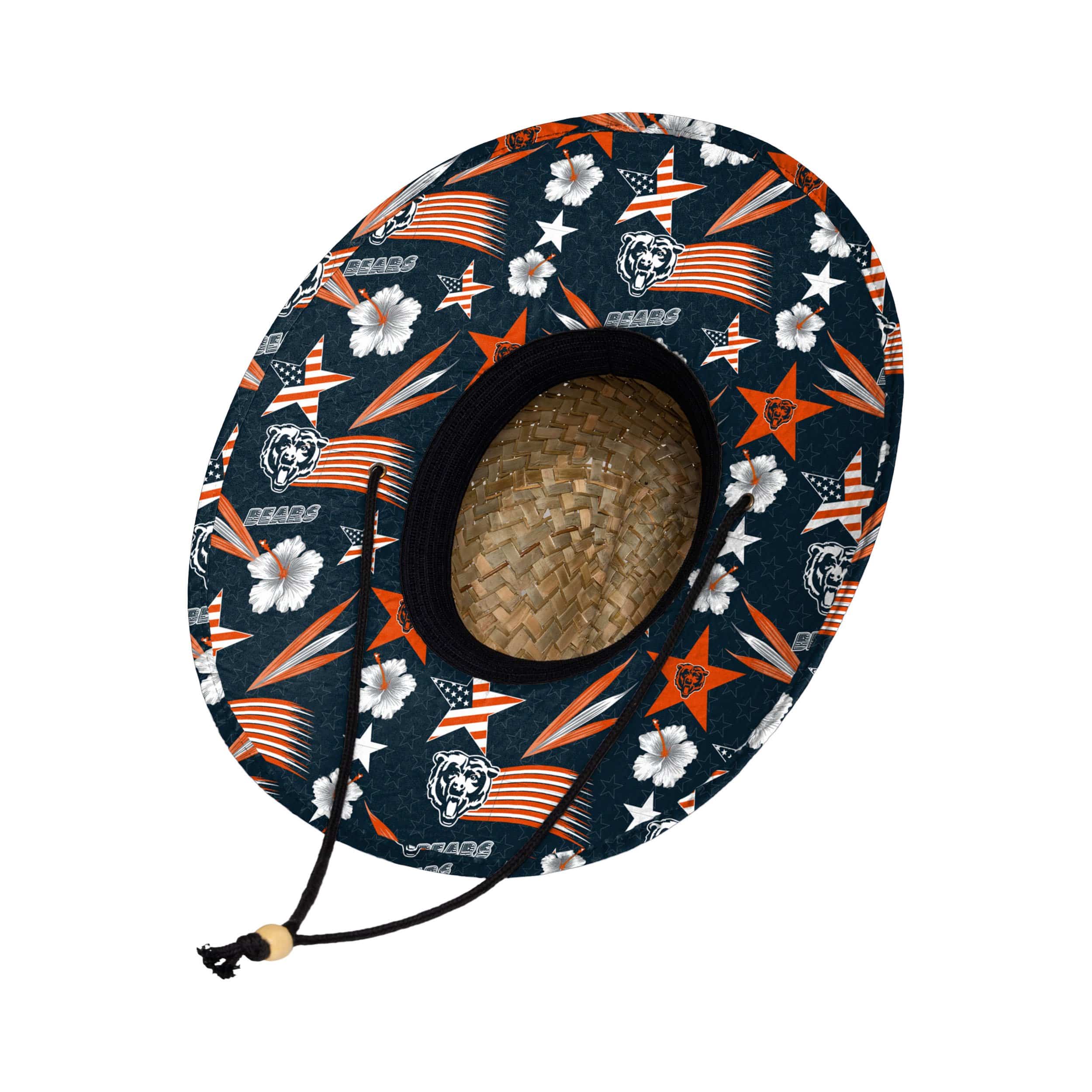 Chicago Bears NFL Americana Straw Hat - Image 2