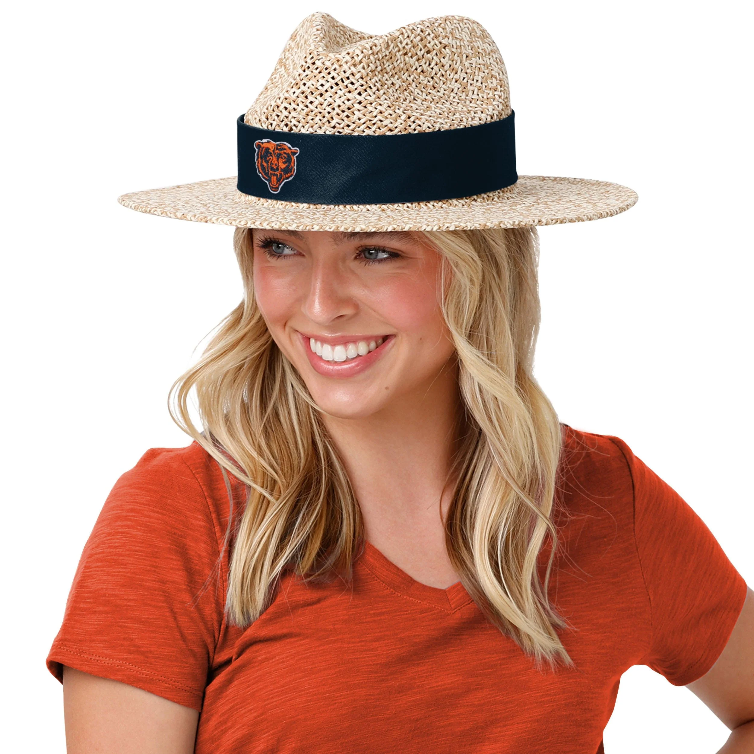 Chicago Bears NFL Band Straw Hat - Image 5