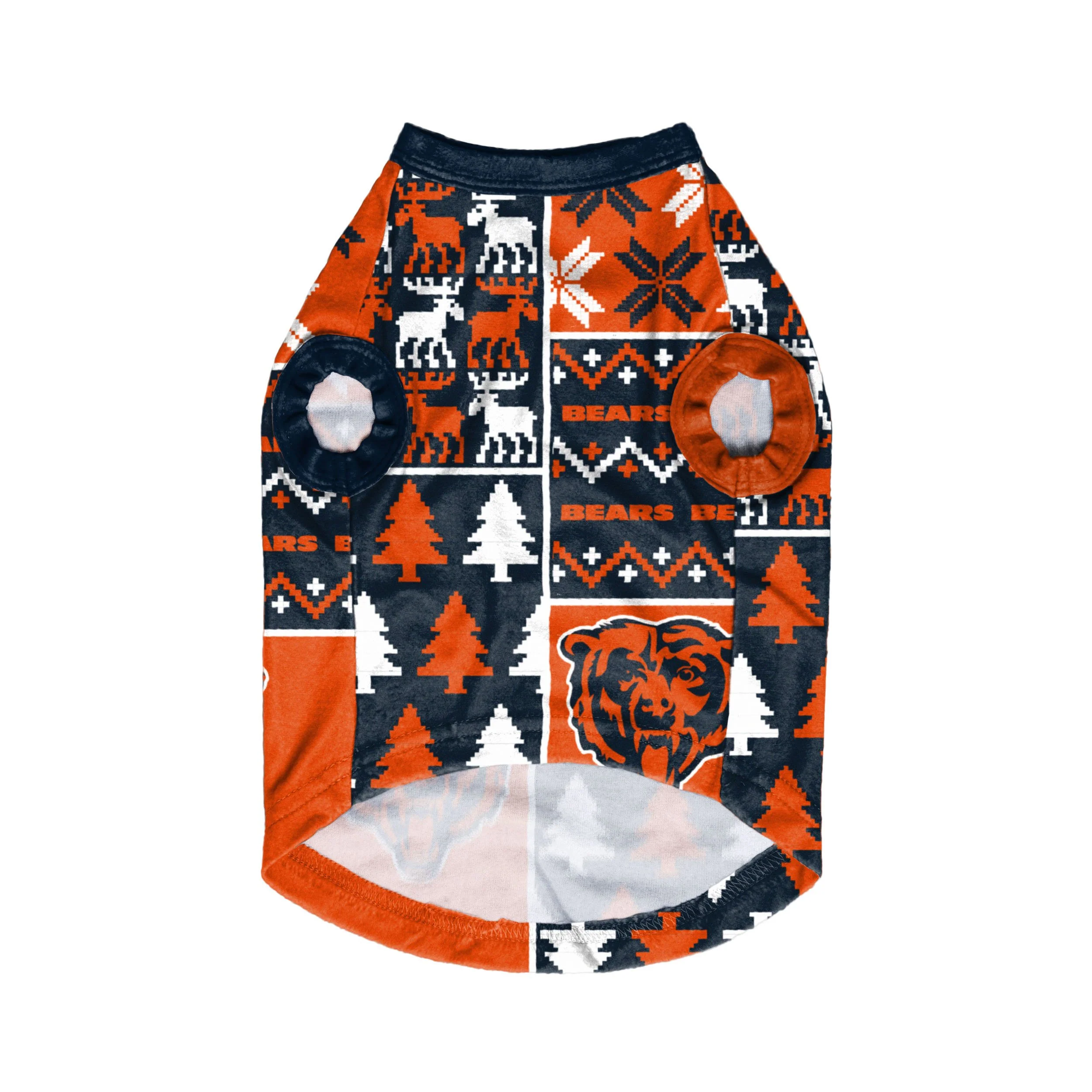 Chicago Bears NFL Busy Block Dog Sweater - Image 3