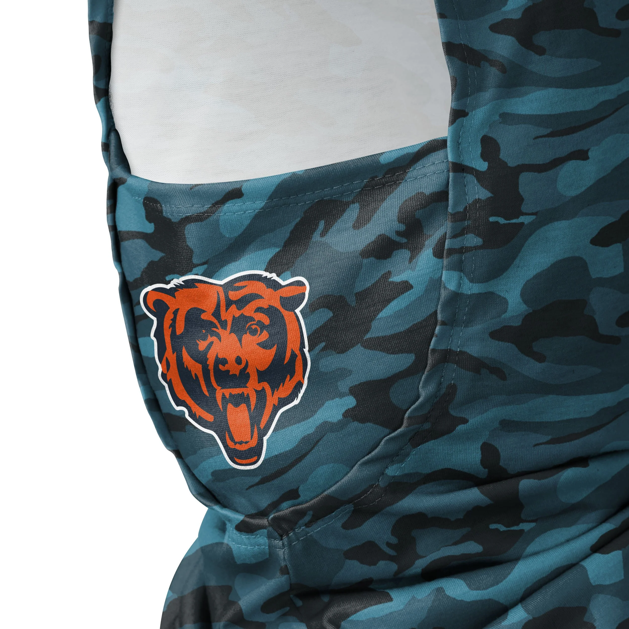 Chicago Bears NFL Camo Lightweight Hooded Gaiter - Image 3