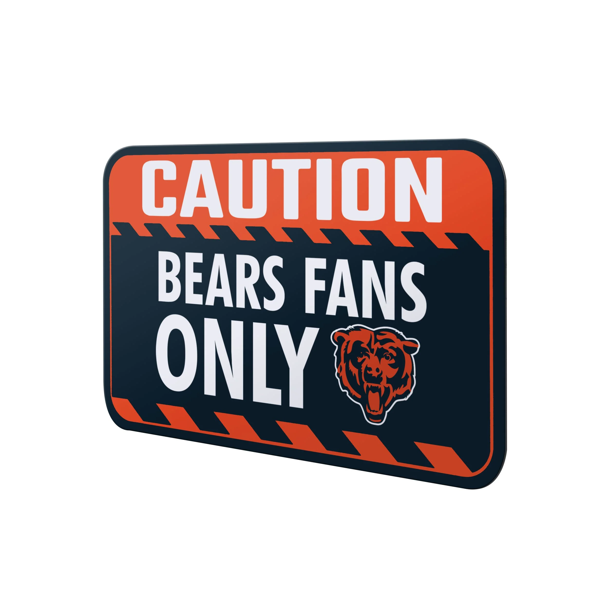 Chicago Bears NFL Caution Sign - Image 2