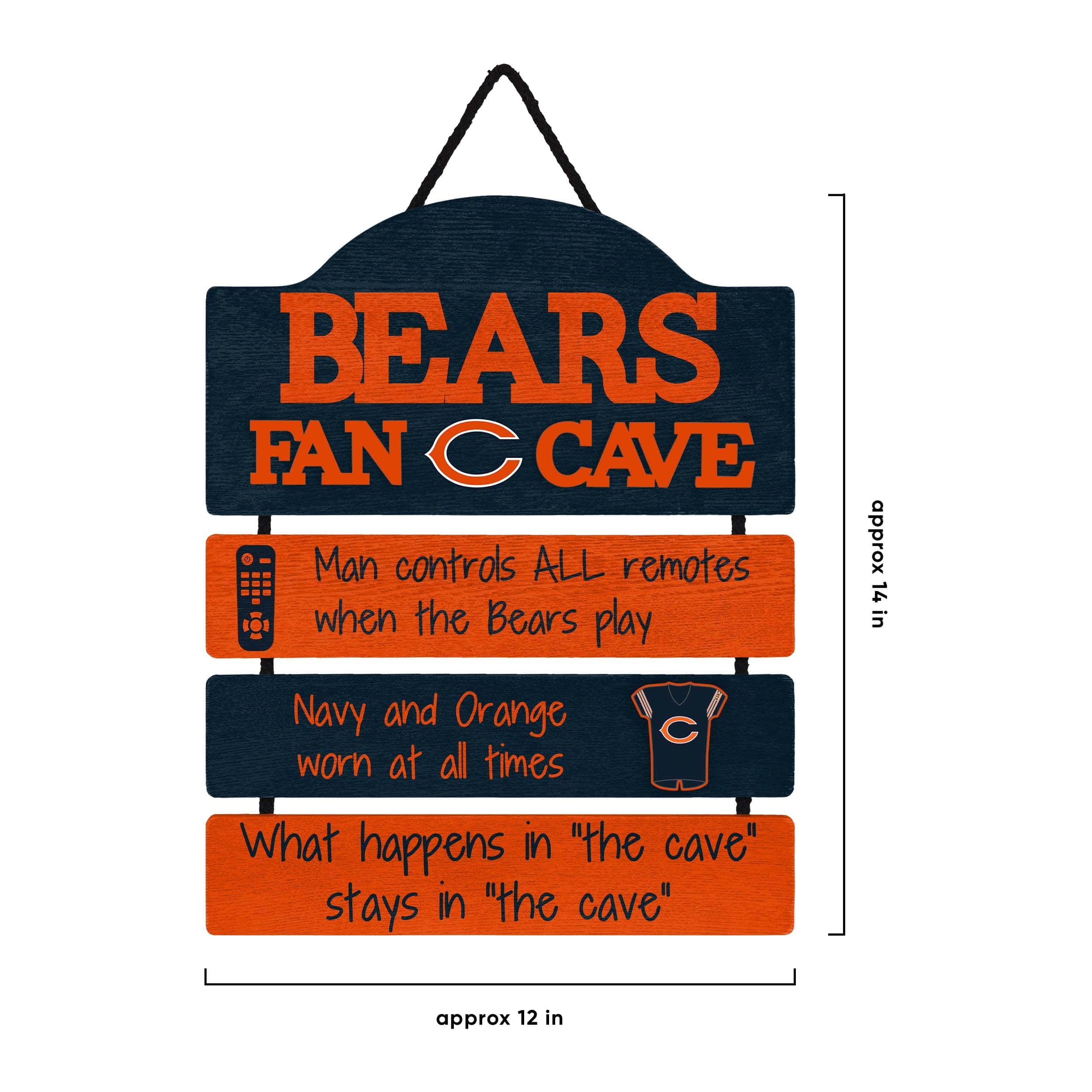 Chicago Bears NFL Fancave Sign - Image 3