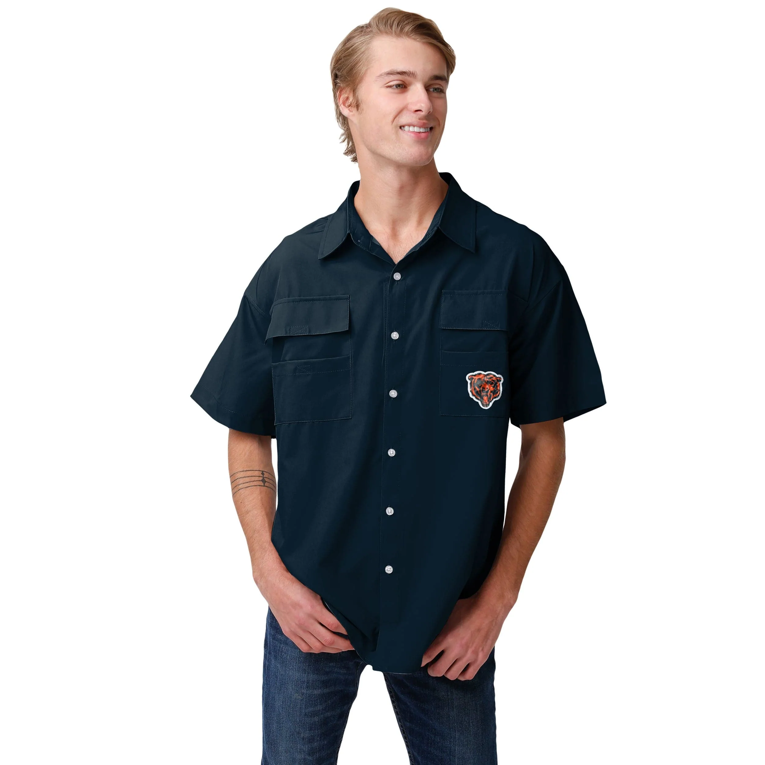 Chicago Bears NFL Gone Fishing Shirt - Image 3