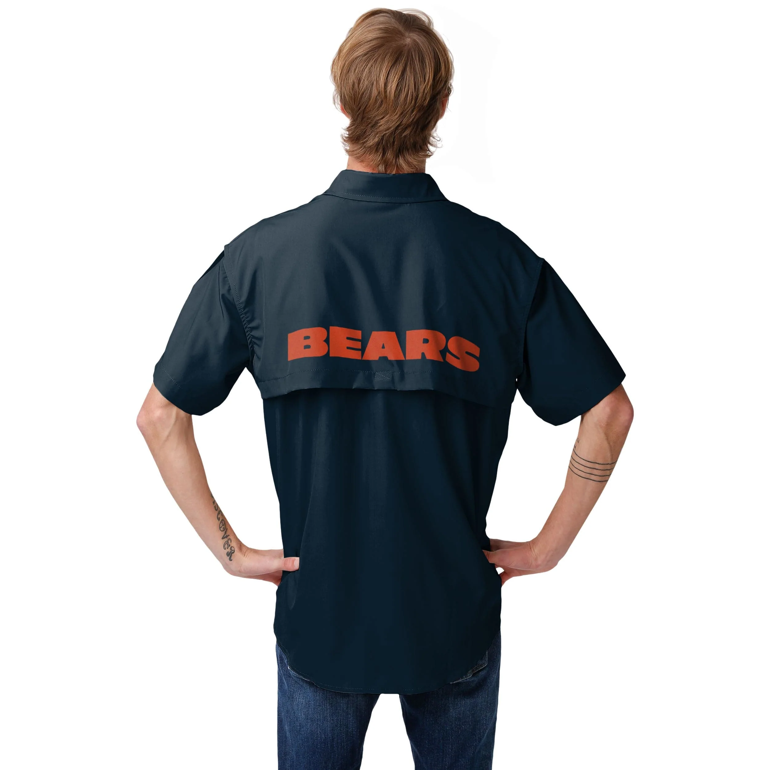 Chicago Bears NFL Gone Fishing Shirt - Image 4